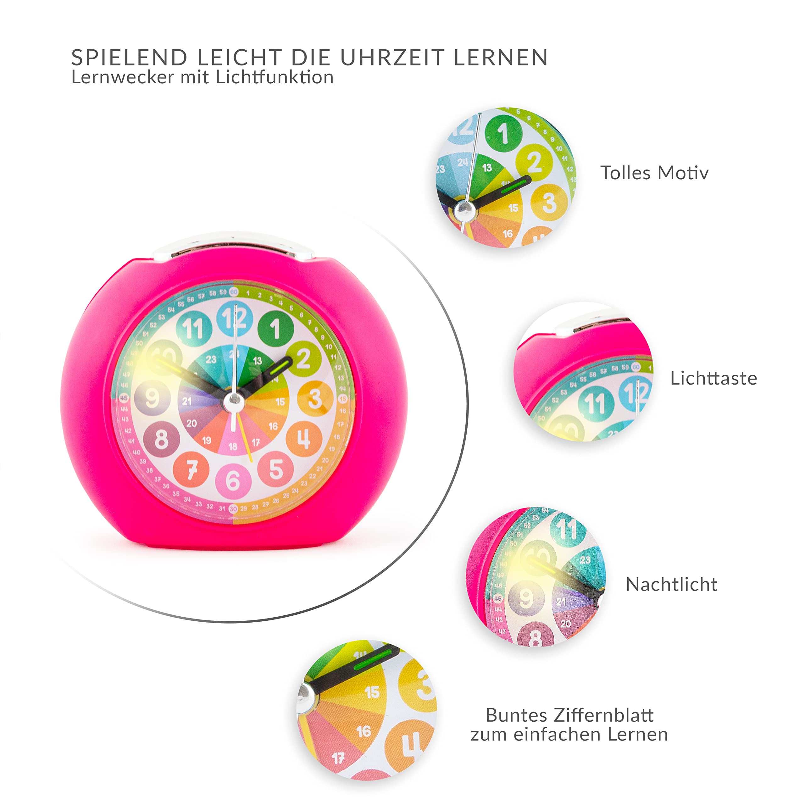 trendhaus-abc-champions-lernwecker-wecker-pink-mit-licht image 3