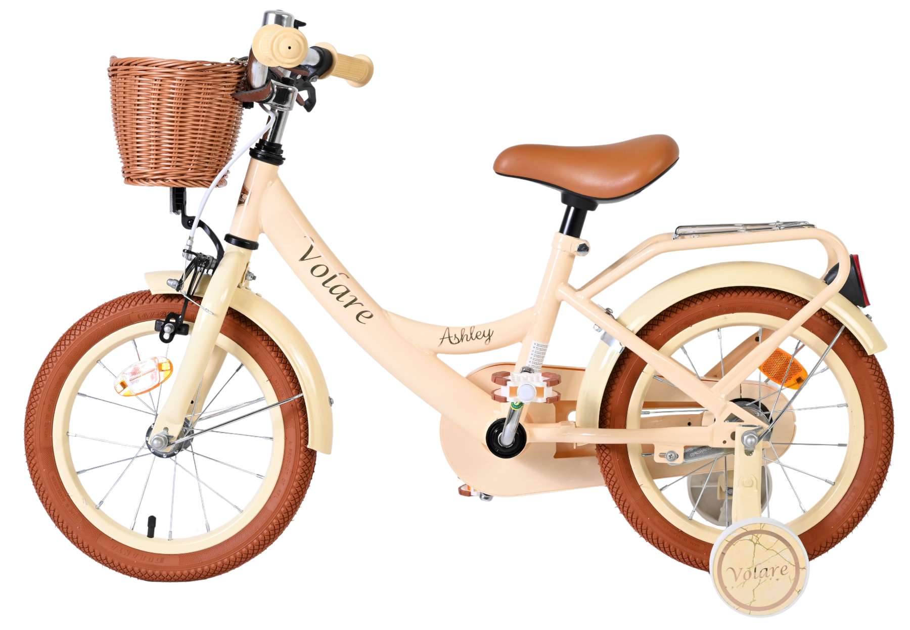 volare-ashley-14-zoll-kinderfahrrad-creme-mit-korb image 7