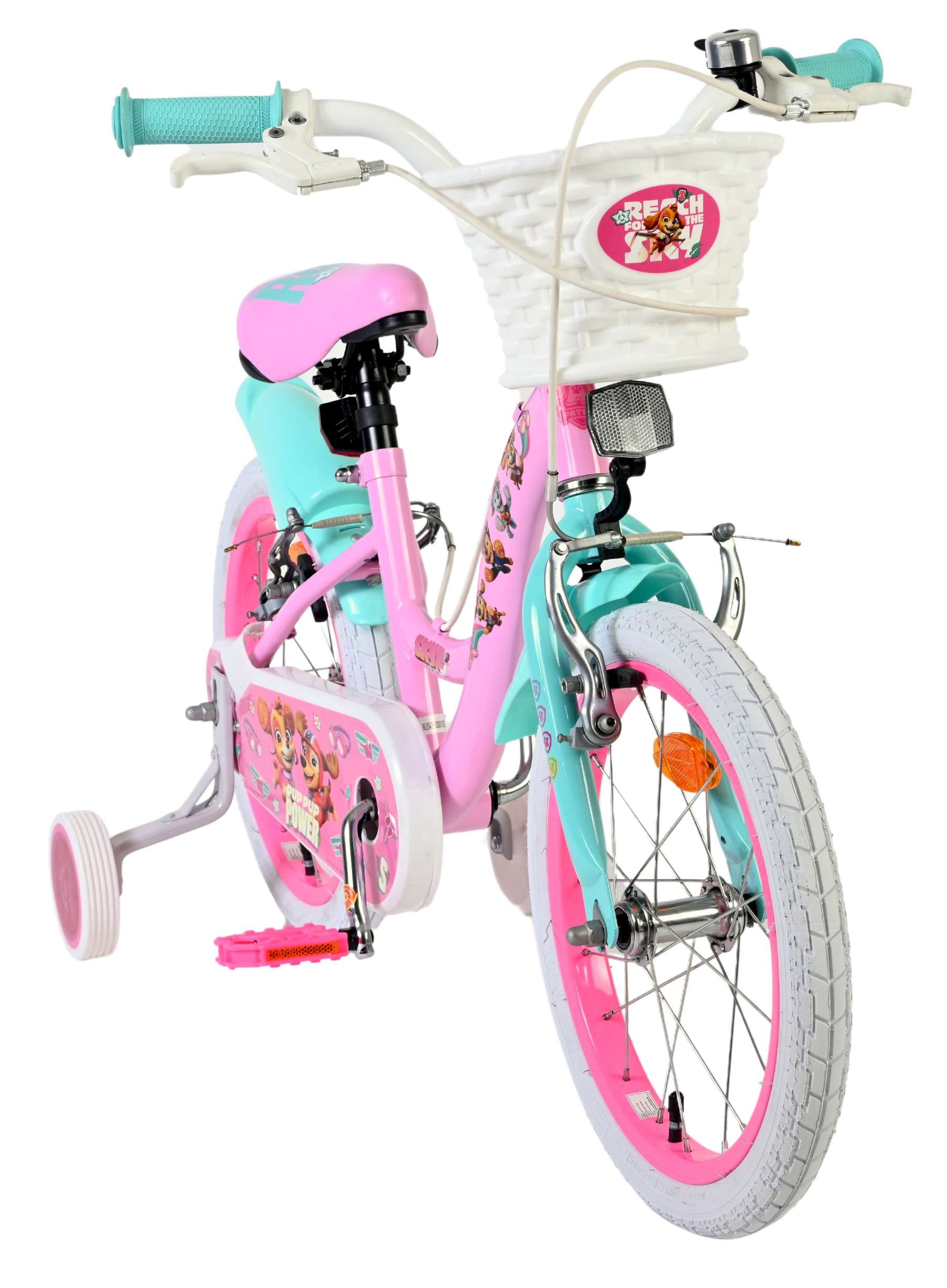 volare-paw-patrol-kinderfahrrad-16-zoll-rosa-2-bremsen image 5
