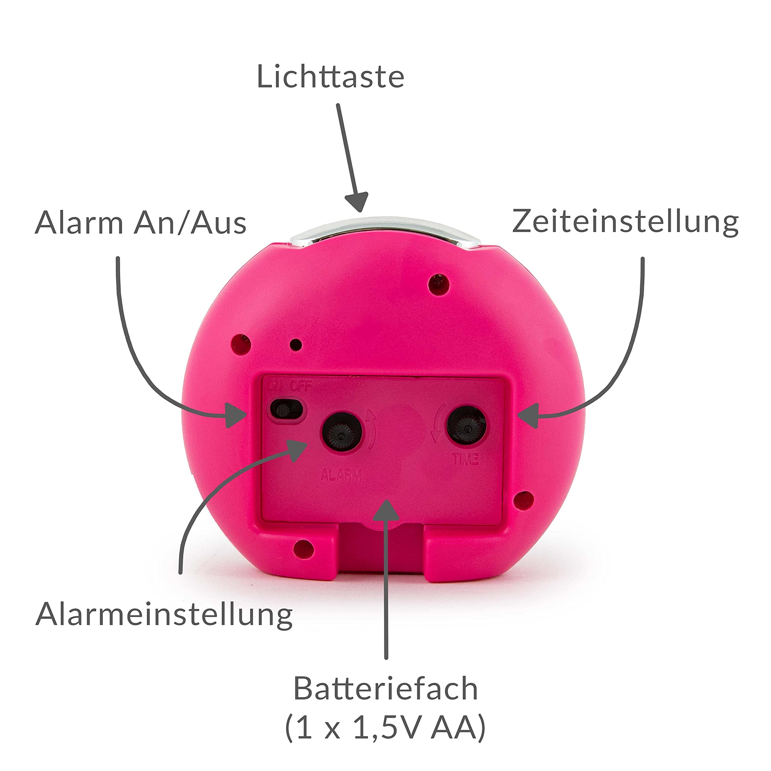 trendhaus-abc-champions-406408-kinderwecker-analog-pink-mit-licht image 2