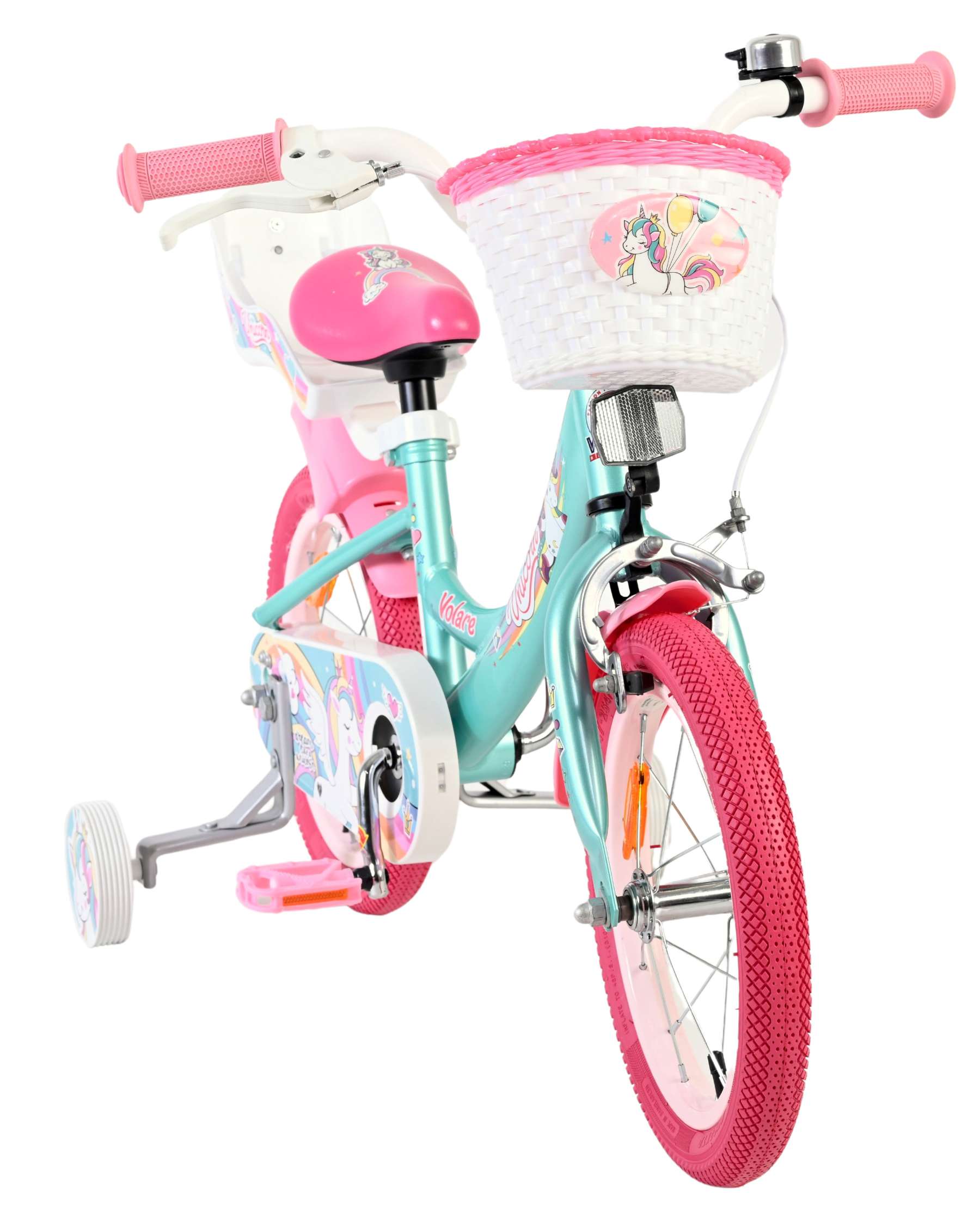 volare-unicorn-14-zoll-m-dchenfahrrad-gr-n-einhorn image 5