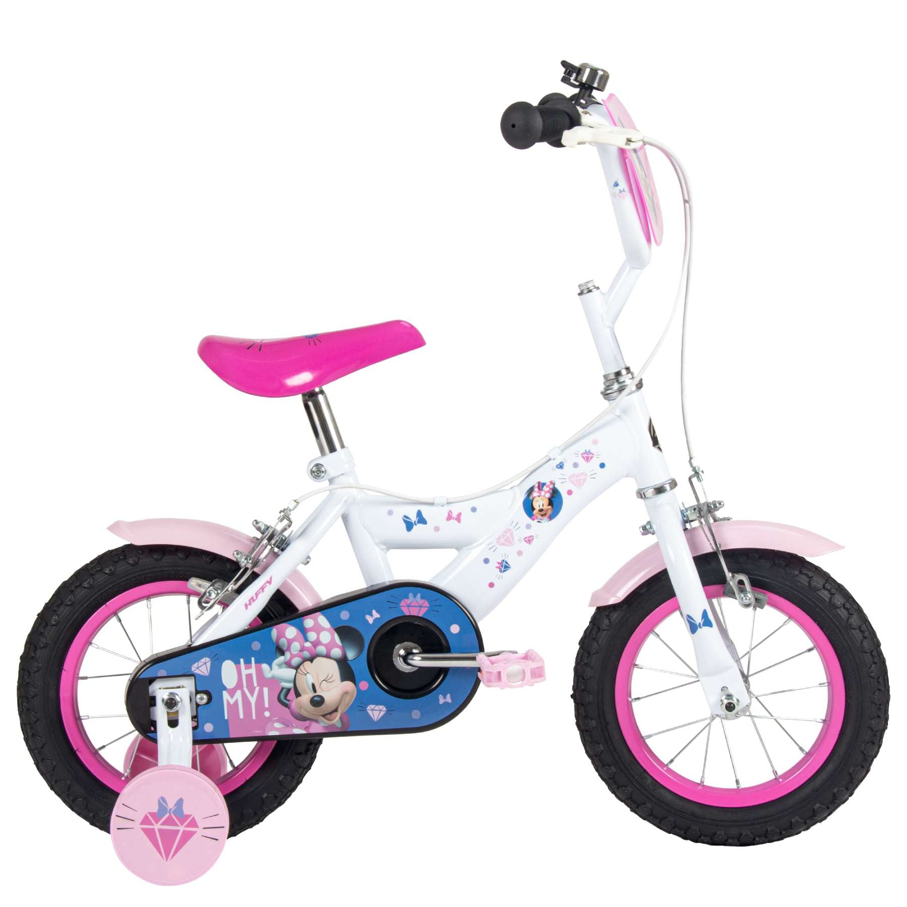 volare-disney-minnie-kinderfahrrad-12-zoll-wei-rosa image 2