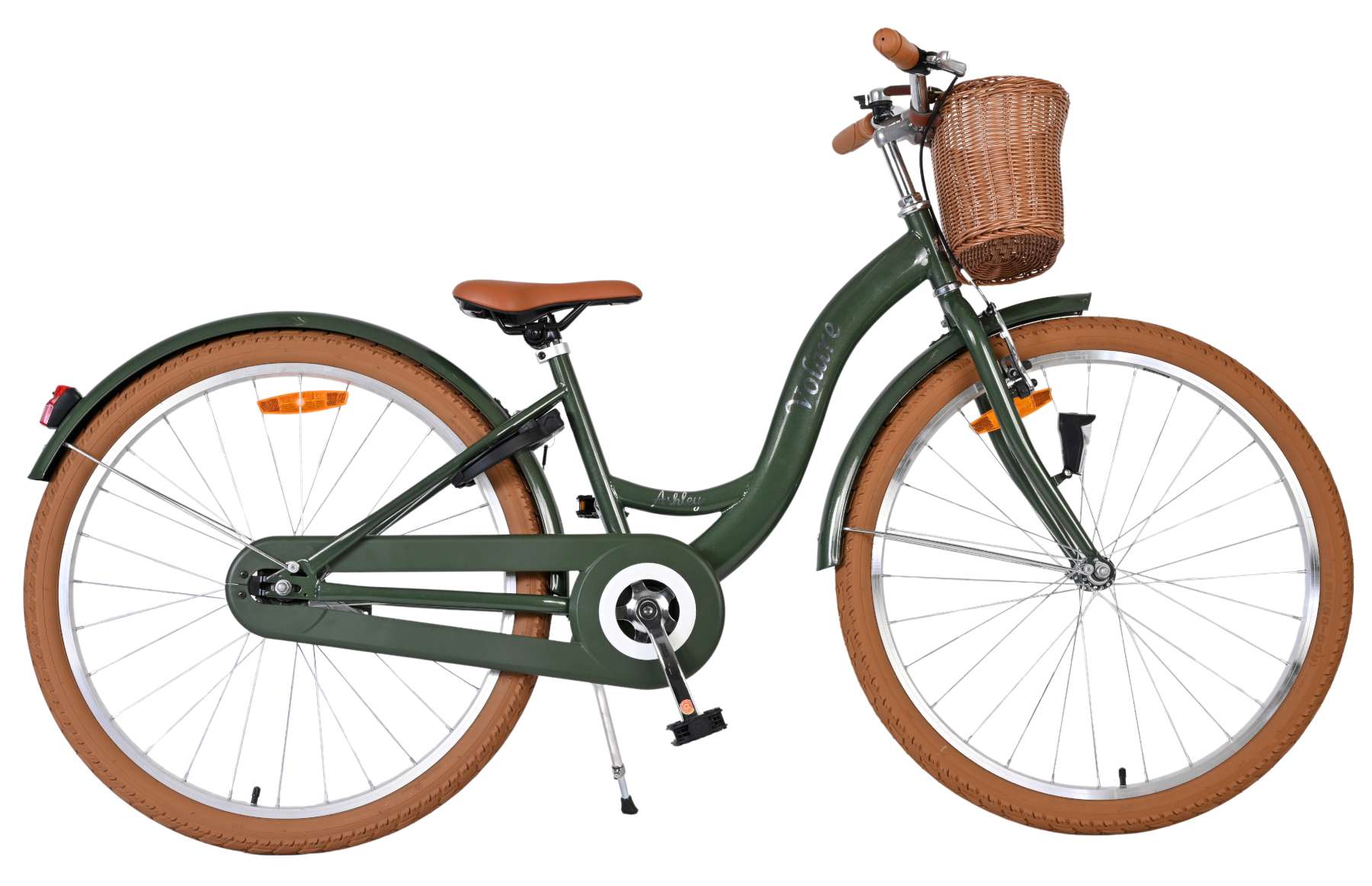 volare-ashley-kinderfahrrad-26-zoll-gr-n-mit-korb image 1