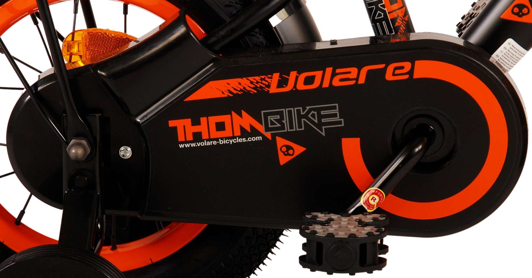 volare-thombike-12-zoll-kinderfahrrad-schwarz-orange-jungen image 6