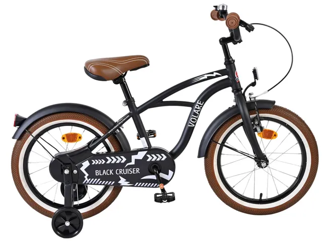 volare-black-cruiser-16-zoll-kinderfahrrad-schwarz-jungen image 1