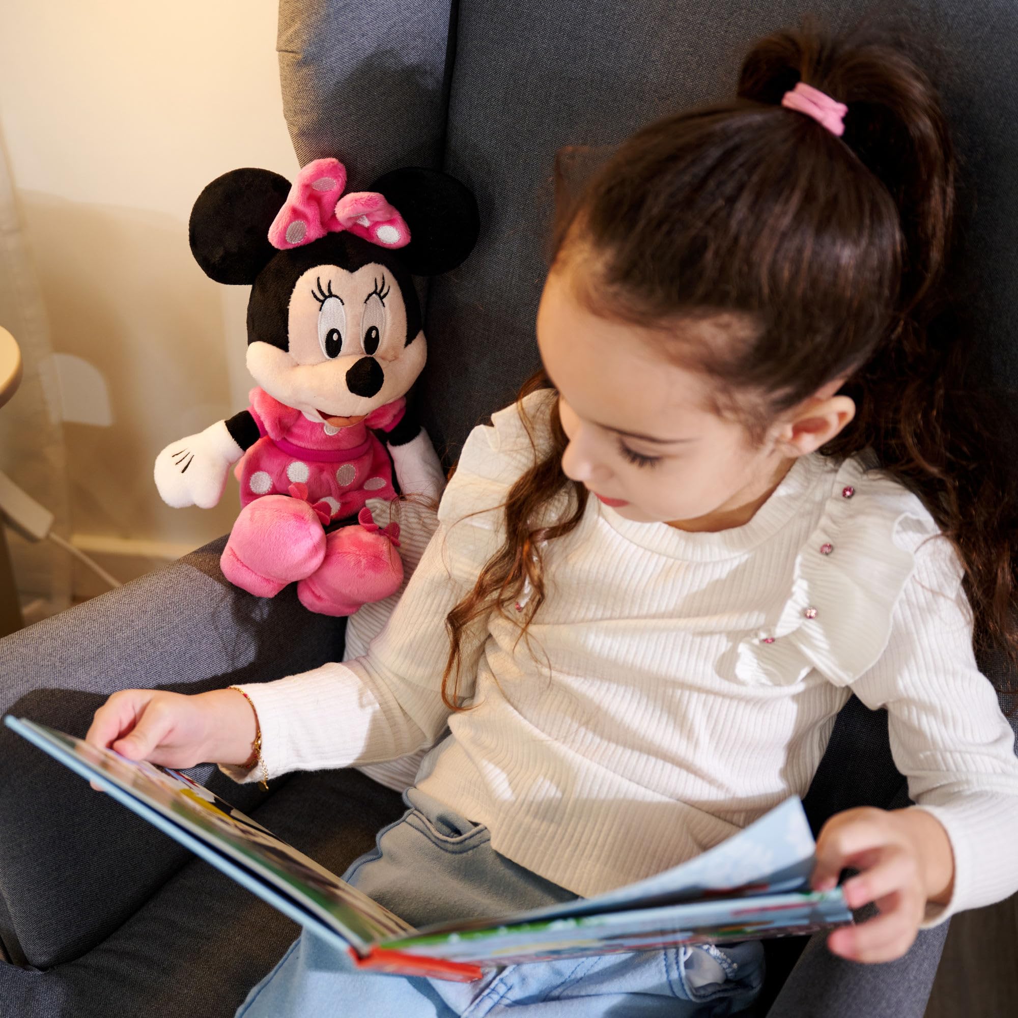 simba-disney-minnie-clubhouse-pl-schfigur-25-cm-mit-schleife image 5