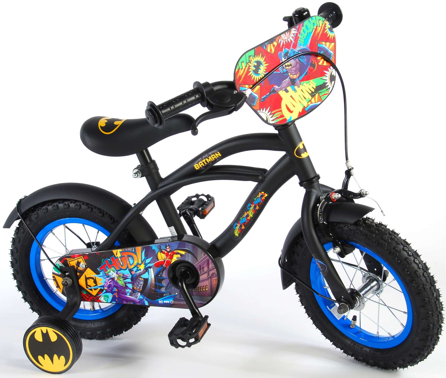 volare-batman-12-zoll-kinderfahrrad-schwarz-jungen image 2