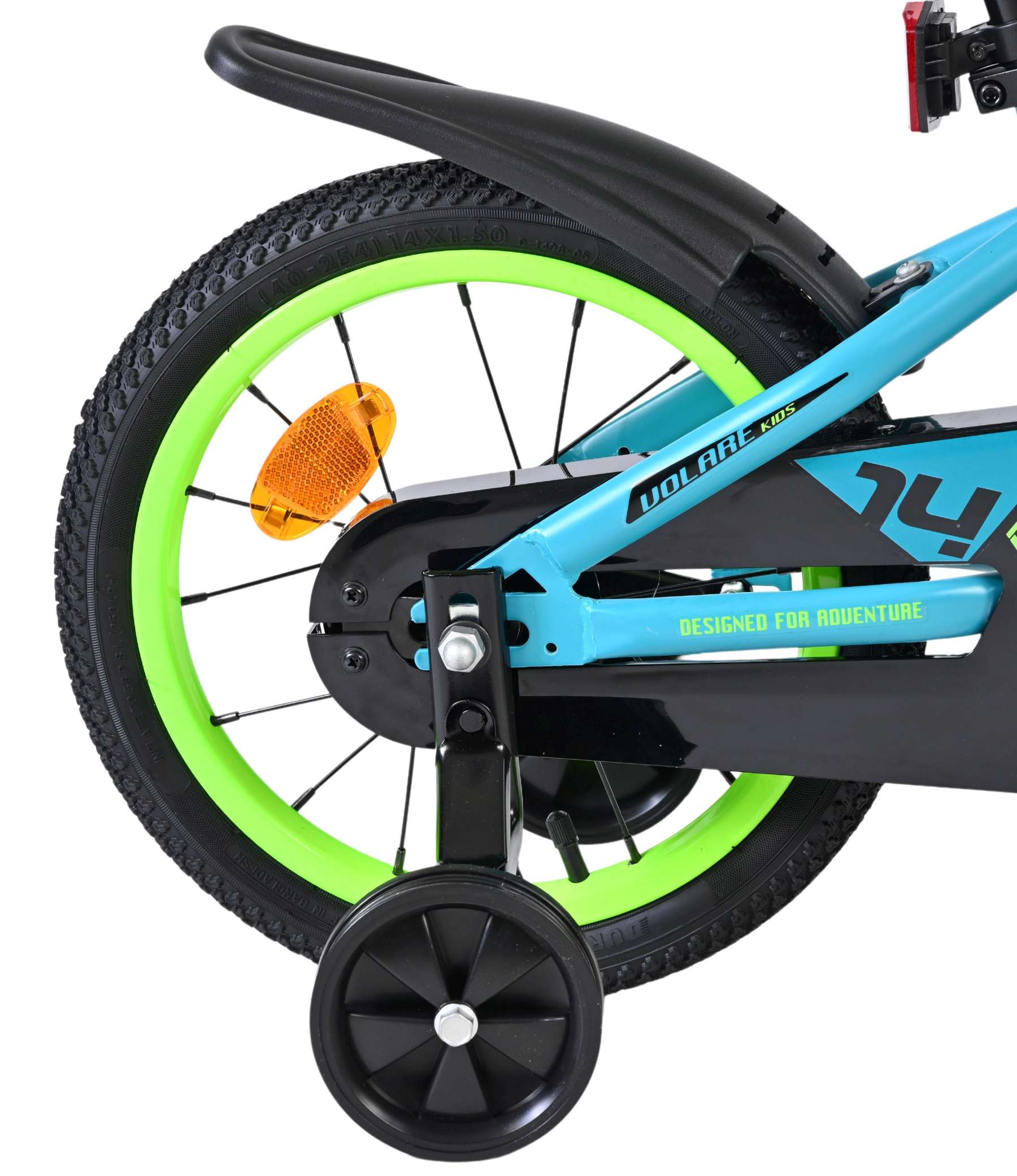 volare-rocky-14-zoll-kinderfahrrad-gr-n-mit-st-tzr-dern image 2