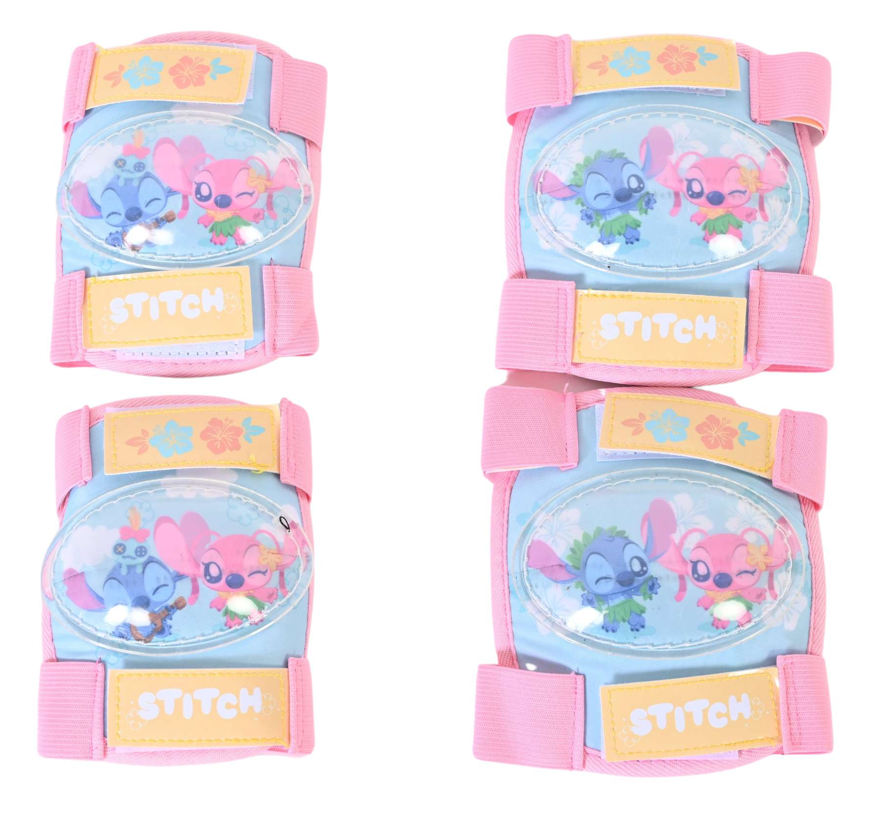 disney-stitch-schutzset-rosa-mit-helm-knie-ellenbogen image 6