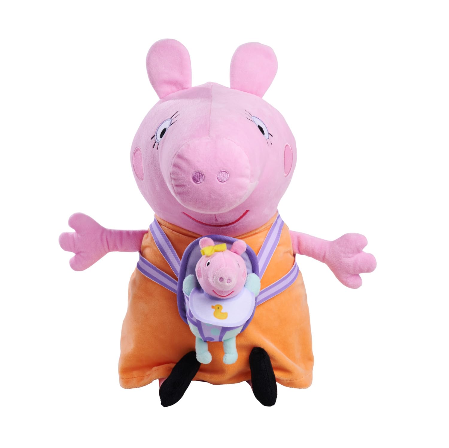 peppa-wutz-mama-mit-evie-pl-schfigur-33-cm image 1