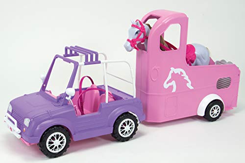 simba-steffi-love-horse-trailer-jeep-pferd-60-cm image 5