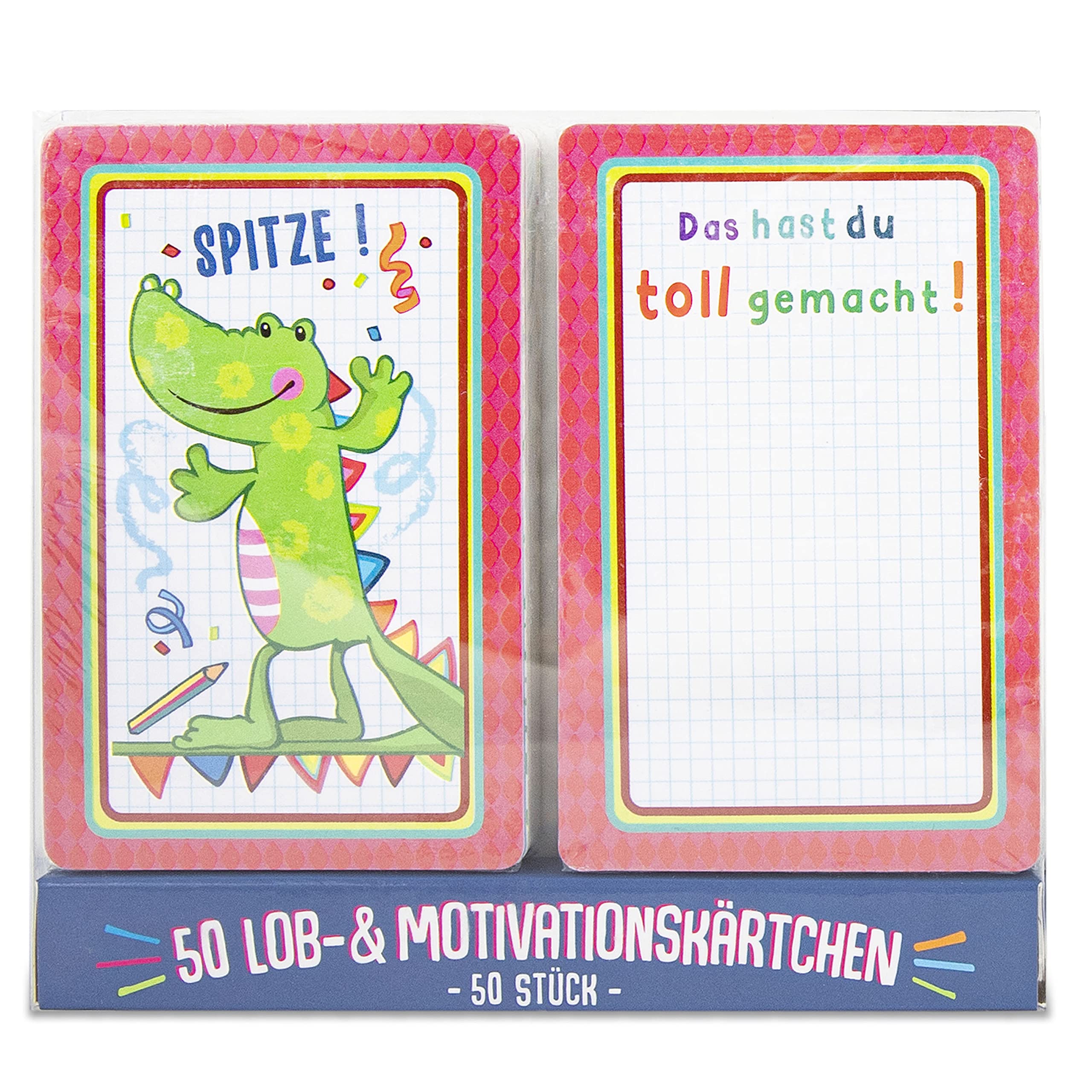 trendhaus-motivation-lobkarten-set-50-flei-k-rtchen-tiere image 2