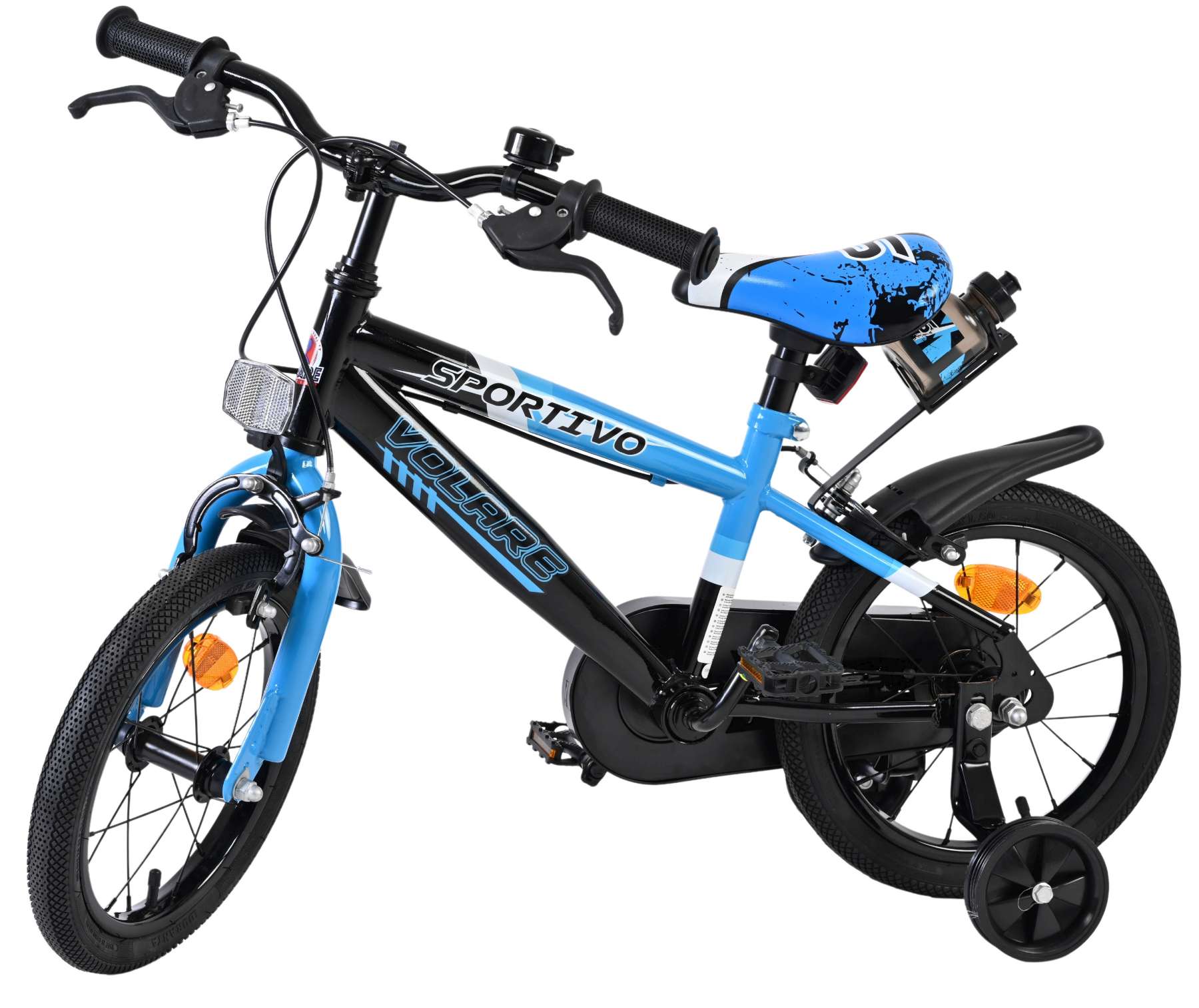 volare-sportivo-14-zoll-kinderfahrrad-blau-jungen-trinkflasche image 8