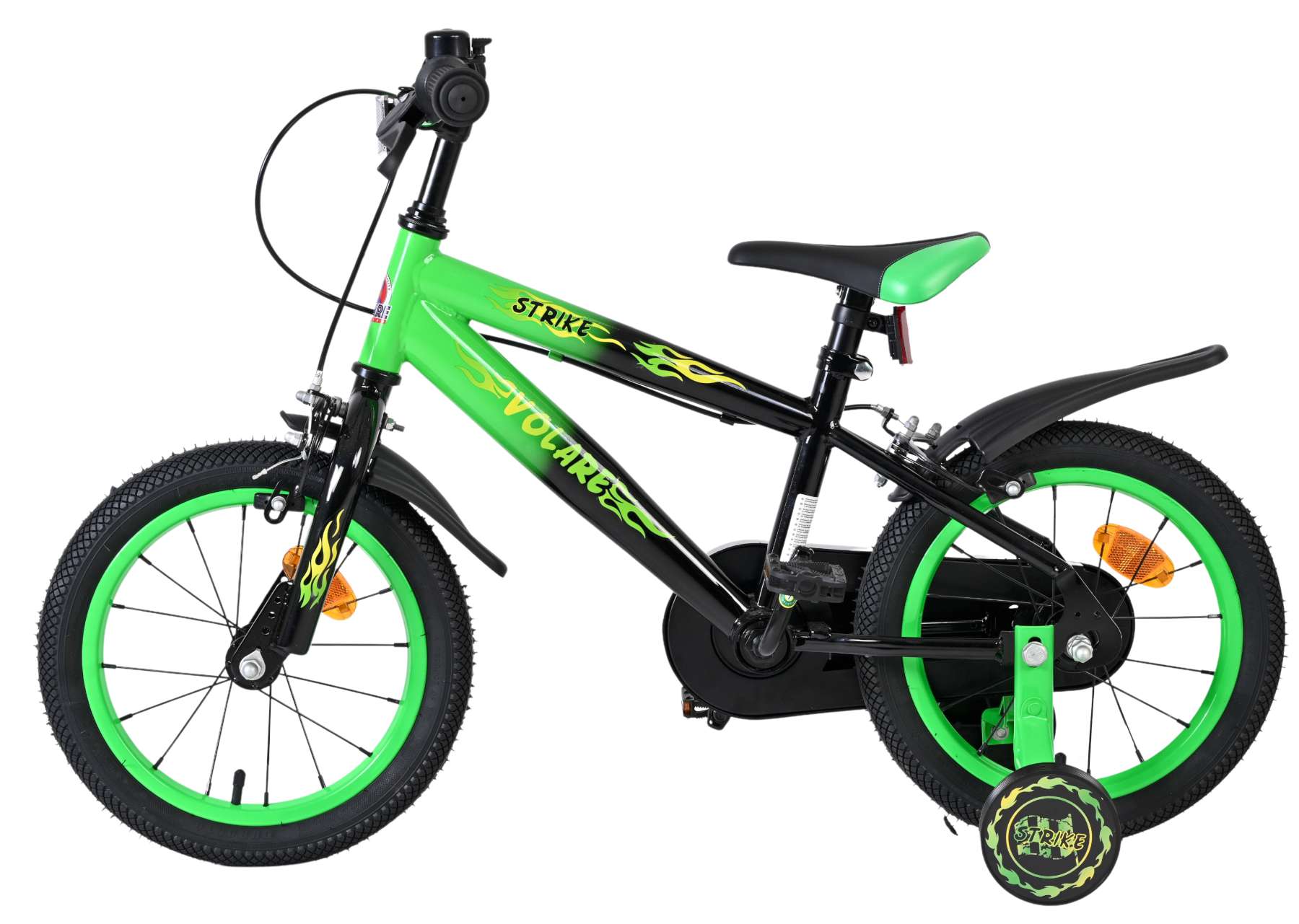 volare-strike-14-zoll-kinderfahrrad-gr-n-handbremsen image 7
