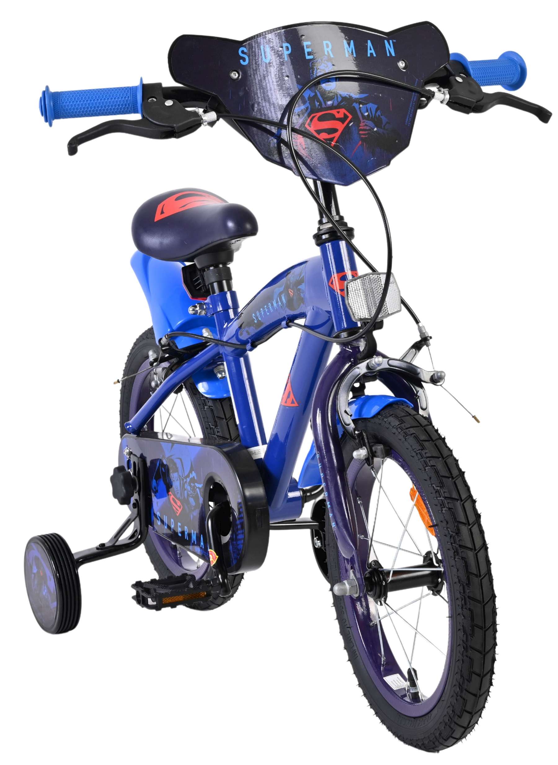 volare-superman-kinderfahrrad-14-zoll-blau-handbremsen image 5