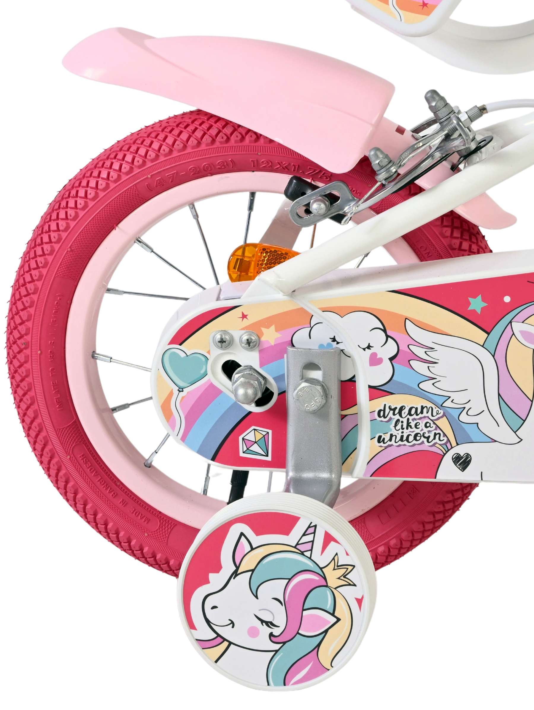 volare-unicorn-12-zoll-kinderfahrrad-m-dchen-wei-handbremse image 2