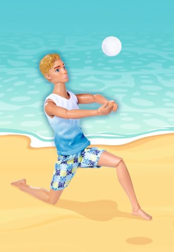 simba-steffi-love-beach-kevin-puppe-30cm-volleyball image 6