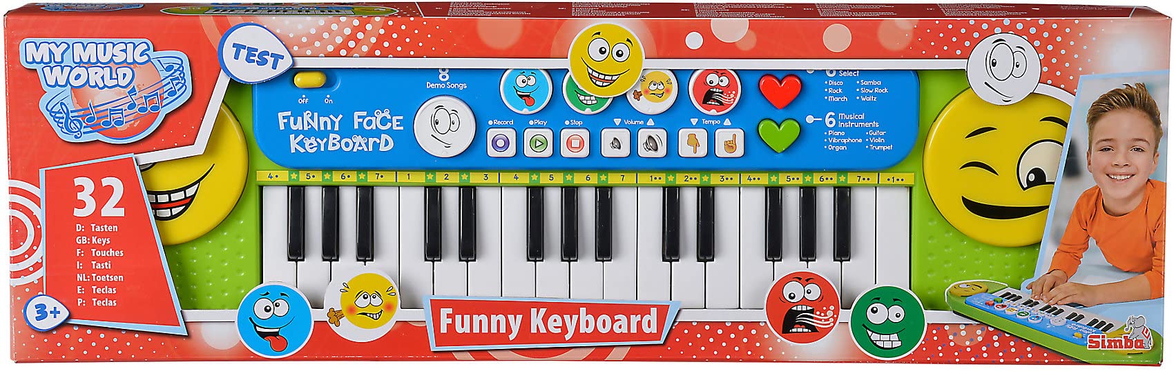 simba-my-music-world-funny-keyboard-32-tasten image 2