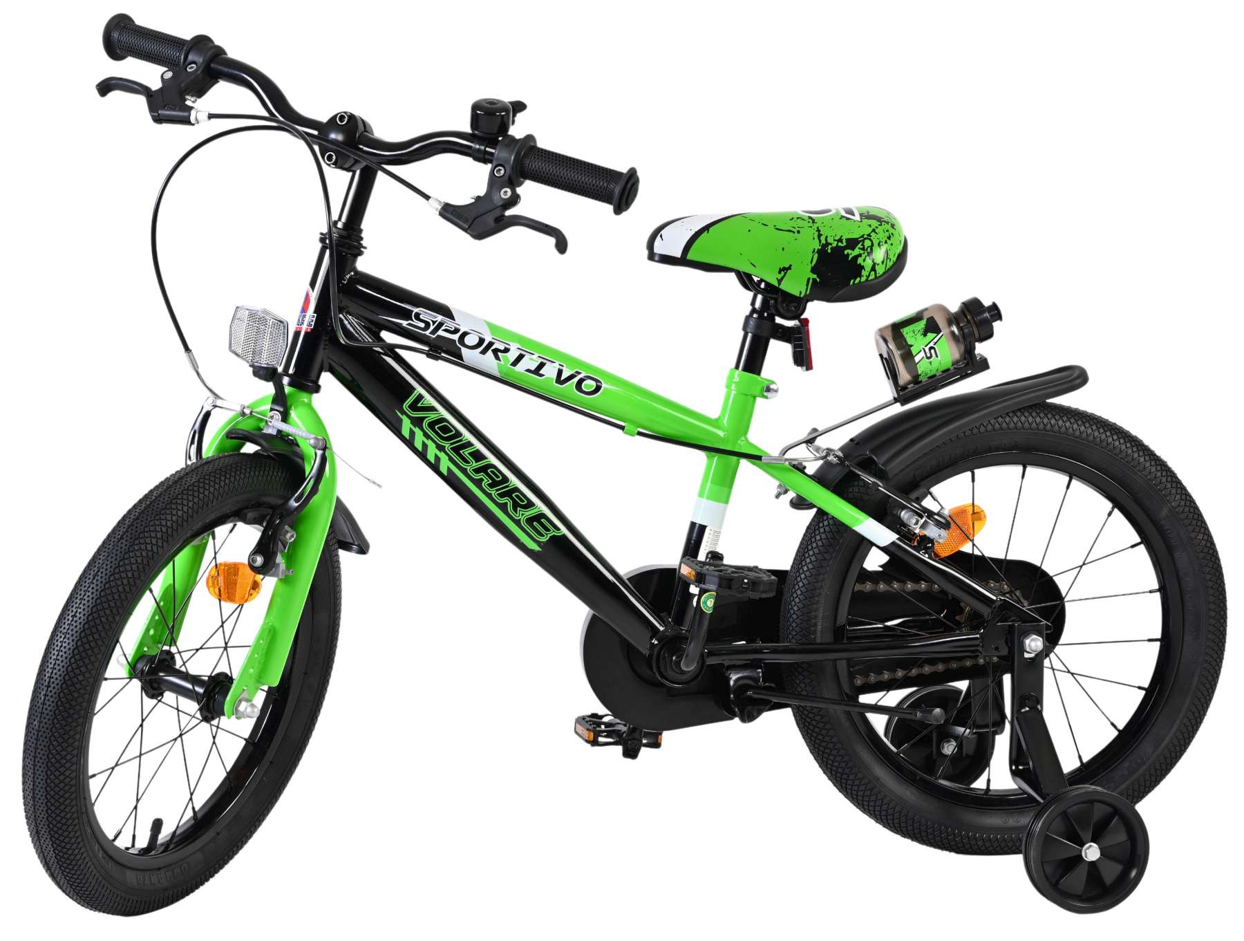 volare-sportivo-16-zoll-jungenfahrrad-gr-n-mit-handbremsen image 8