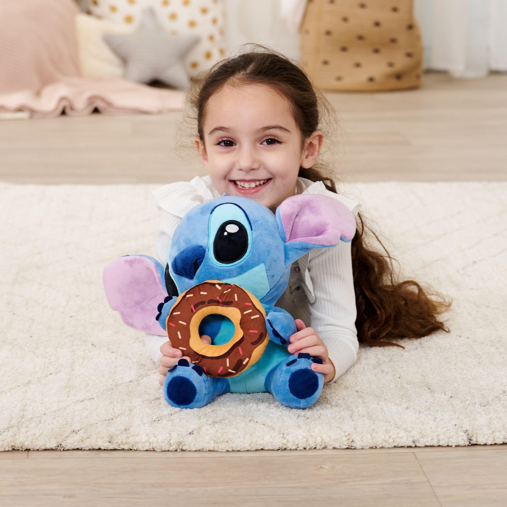 simba-disney-stitch-kuscheltier-25-cm-mit-doughnut image 4
