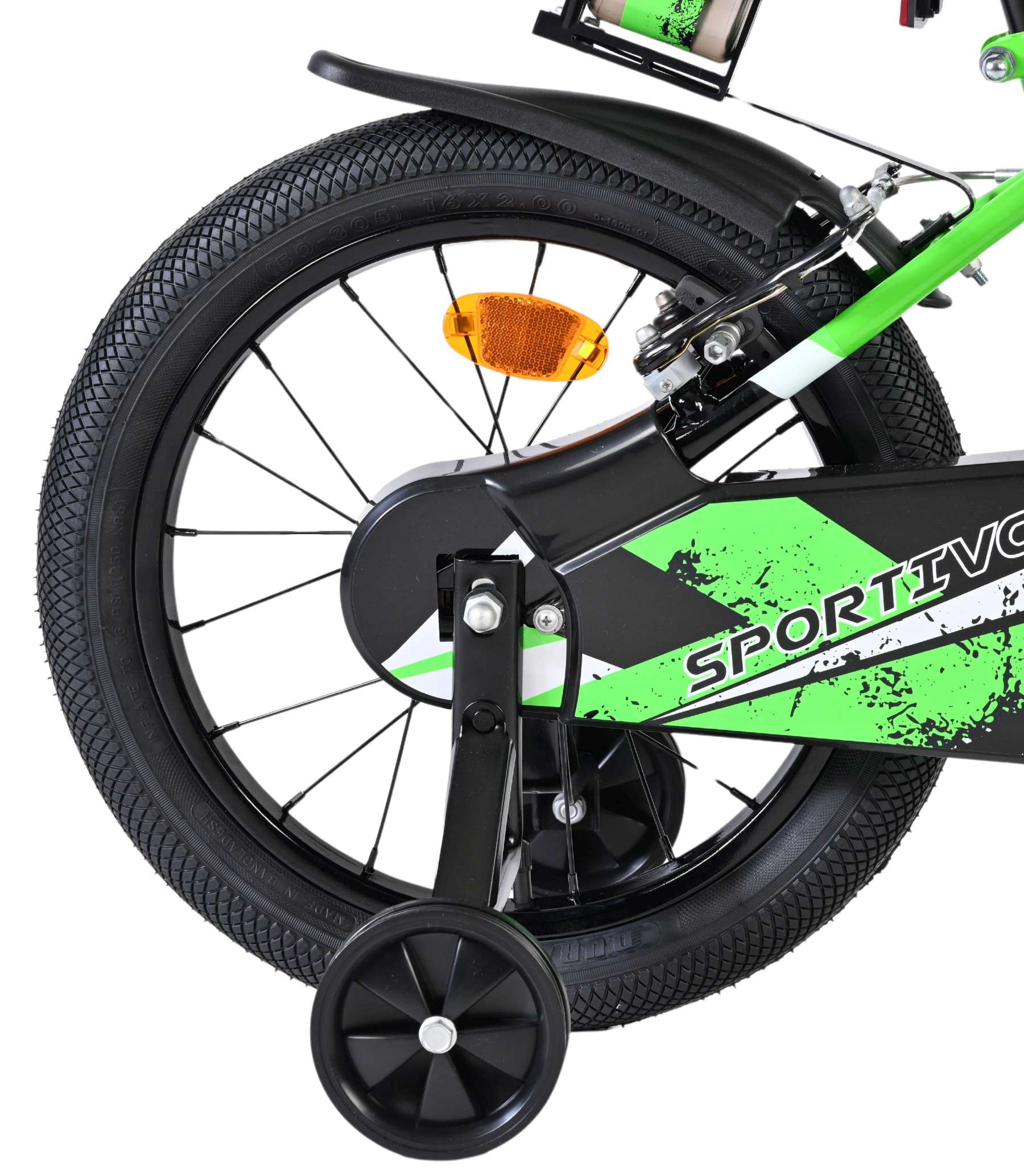 volare-sportivo-16-zoll-jungenfahrrad-gr-n-mit-handbremsen image 2