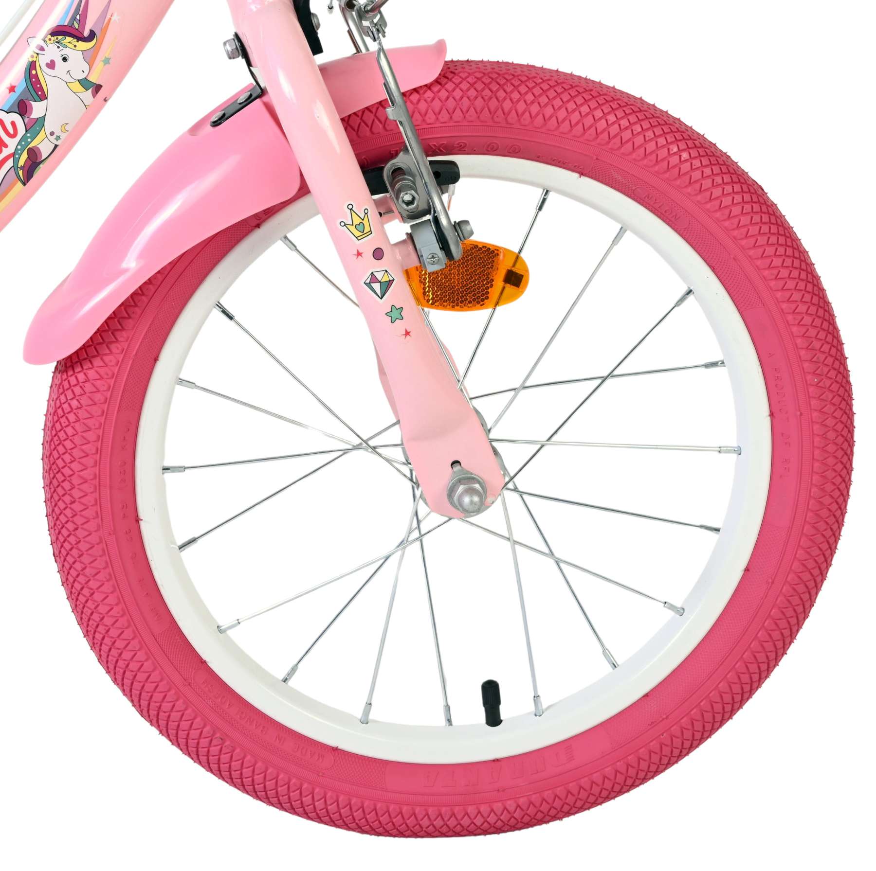 volare-unicorn-kinderfahrrad-16-zoll-rosa-m-dchen-korb image 3