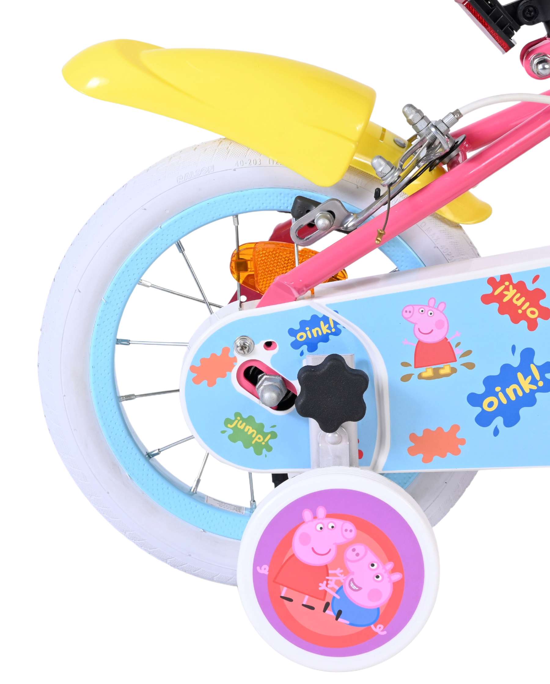 volare-peppa-pig-12-zoll-kinderfahrrad-rosa-m-dchen-2-bremsen image 2