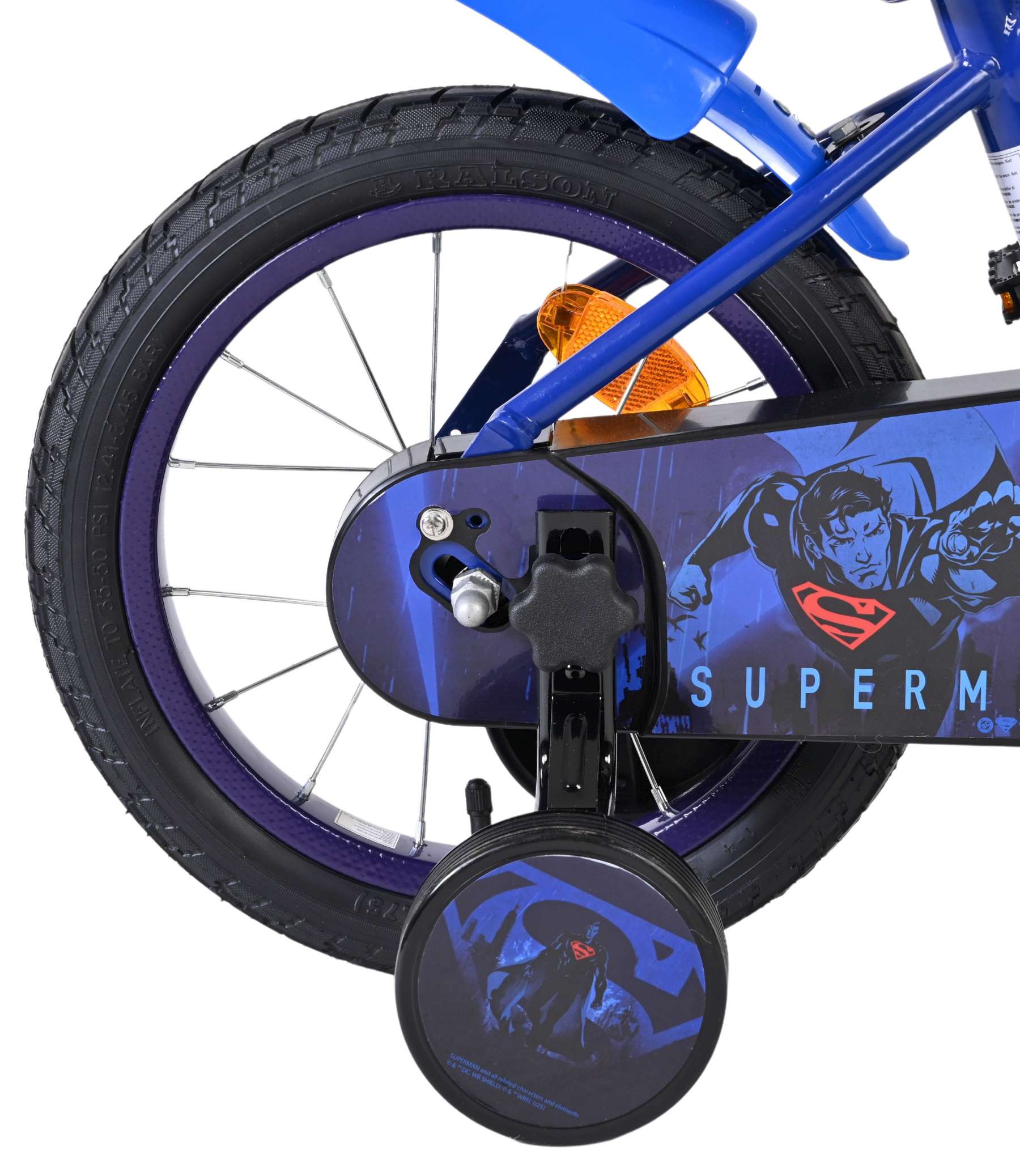 volare-superman-14-zoll-kinderfahrrad-blau-jungen-st-tzr-der image 2