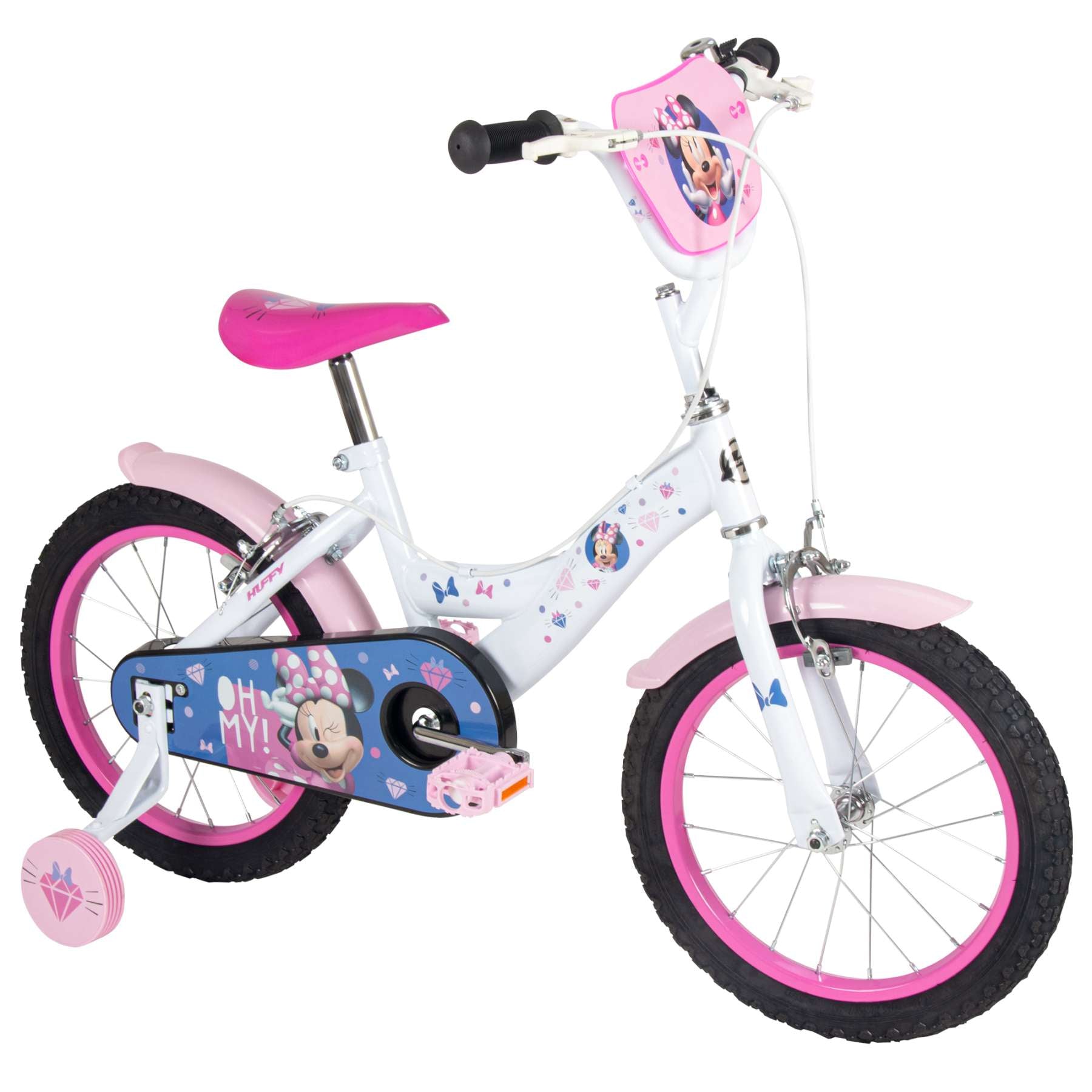 disney-minnie-kinderfahrrad-16-zoll-wei-rosa-handbremse image 5