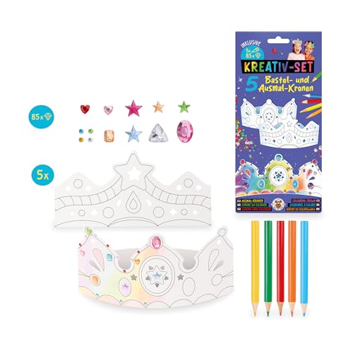 trendhaus-birthday-fun-bastelset-papierkronen-5-kronen image 7