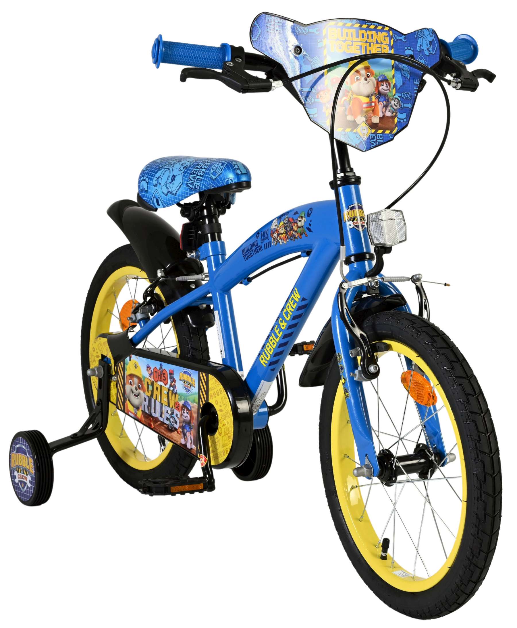 volare-paw-patrol-rubble-crew-kinderfahrrad-16-zoll-blau image 5