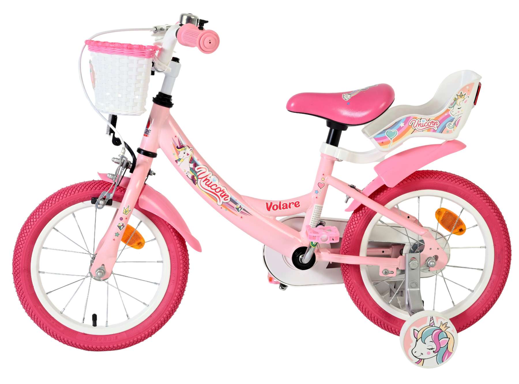 volare-unicorn-kinderfahrrad-14-zoll-rosa-einhorn image 7