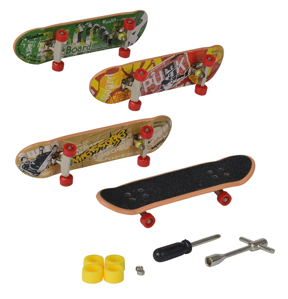 simba-bounzyball-finger-skateboard-4er-set-9-cm-ab-5-jahren image 1