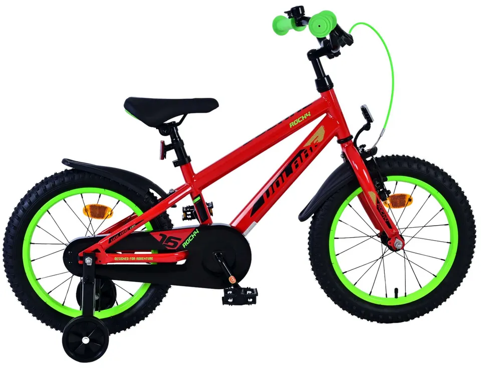 volare-rocky-16-zoll-kinderfahrrad-rot-jungen image 1