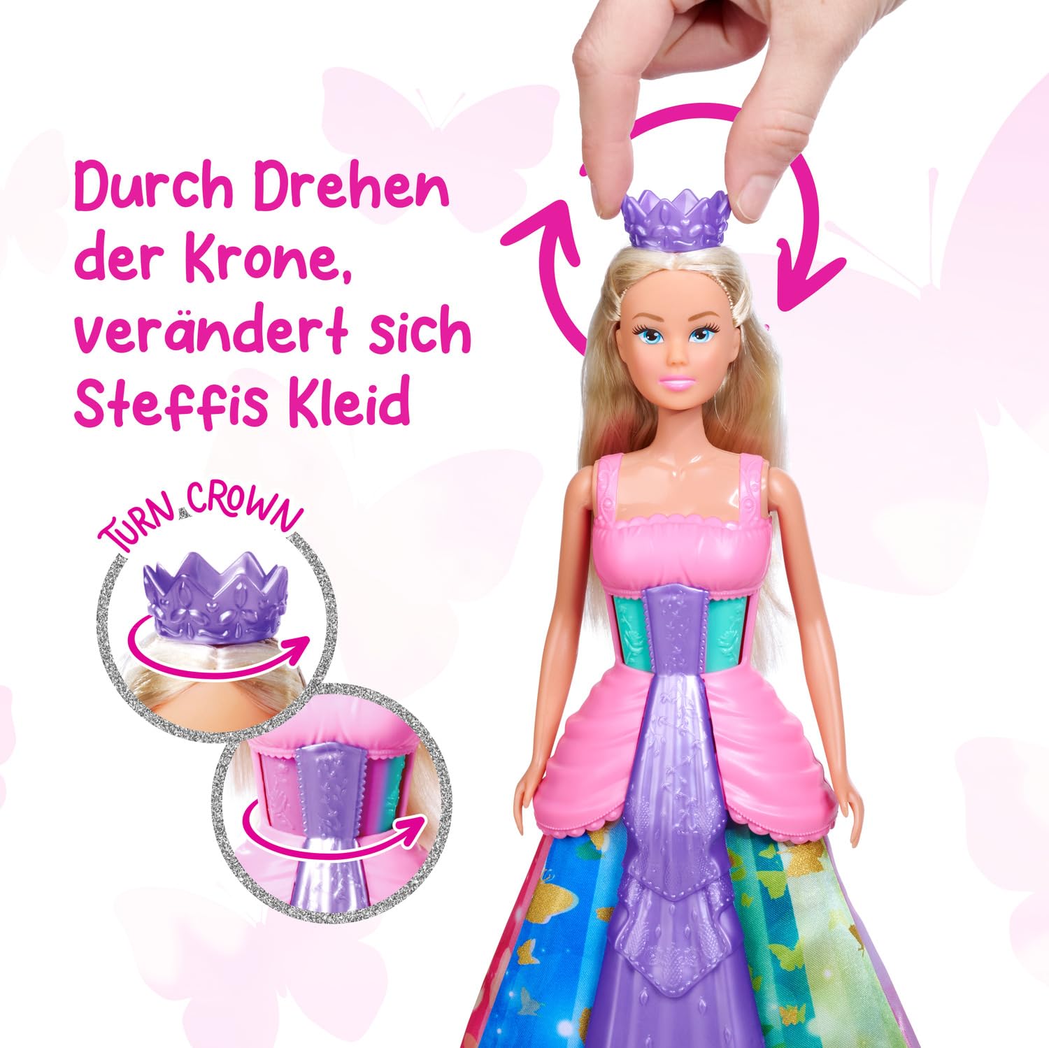 simba-steffi-love-magic-rainbow-puppe-drehkleid-29-cm image 2
