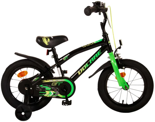 volare-super-gt-jungenfahrrad-14-zoll-gr-n-zwei-handbremsen image 1