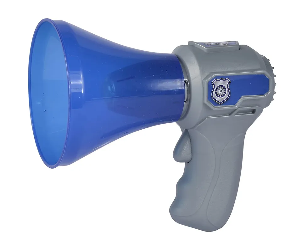simba-scout-polizei-megafon-16-cm-mit-sirene-ab-3-jahre image 1