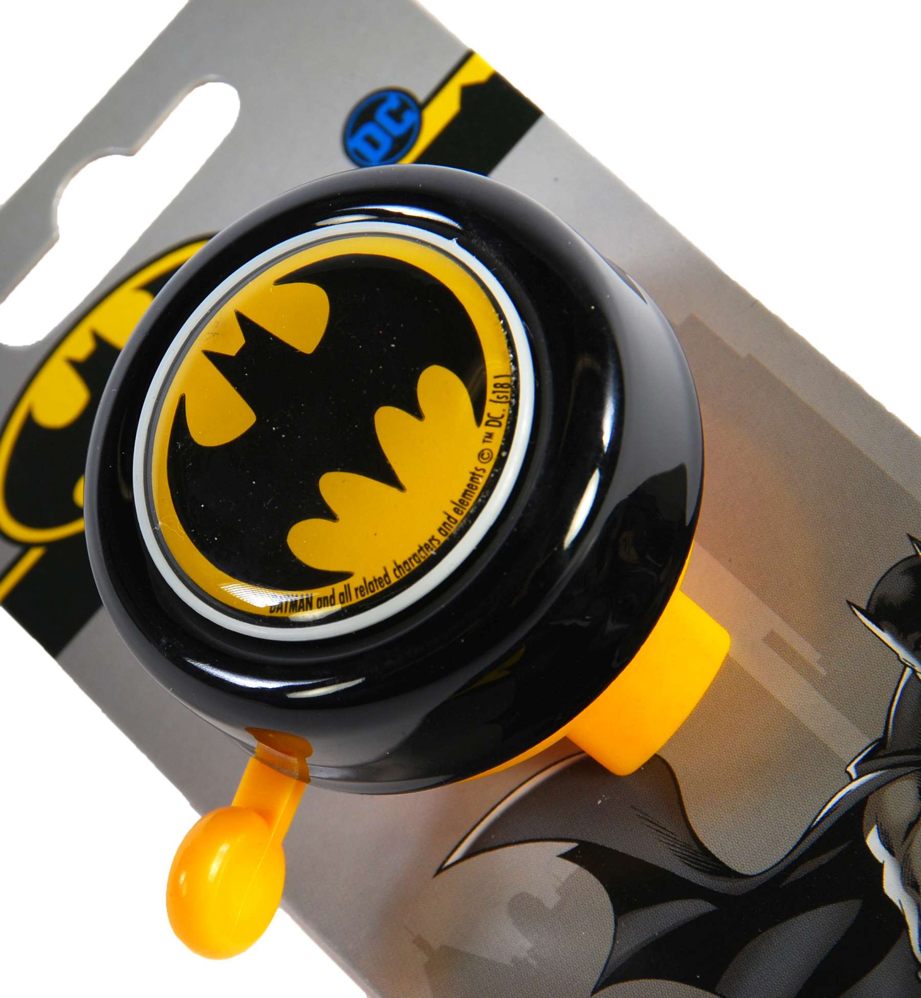 batman-fahrradklingel-schwarz-metall-kinder image 3