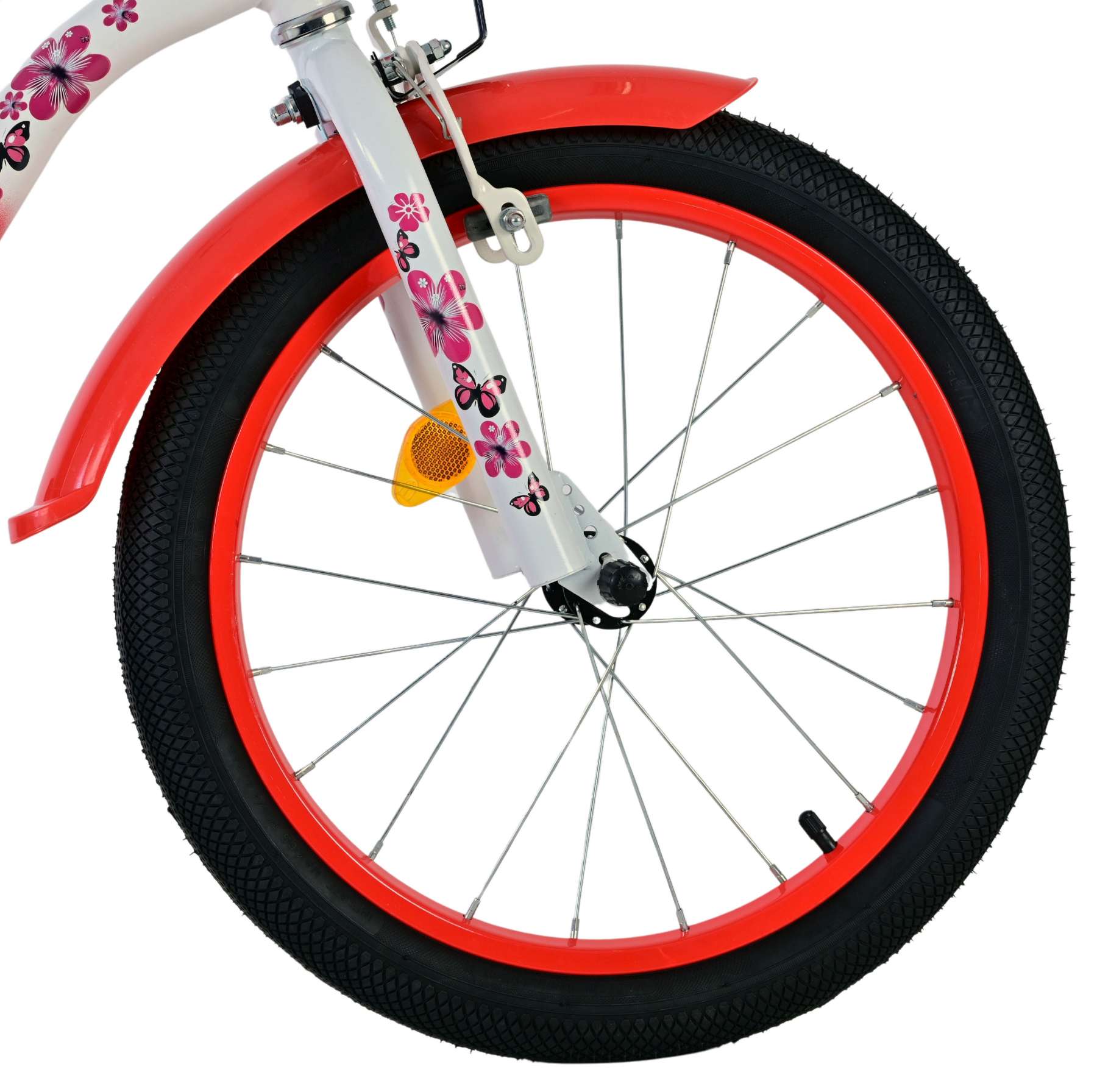 volare-lovely-18-zoll-kinderfahrrad-rot-korb-schmetterling image 3