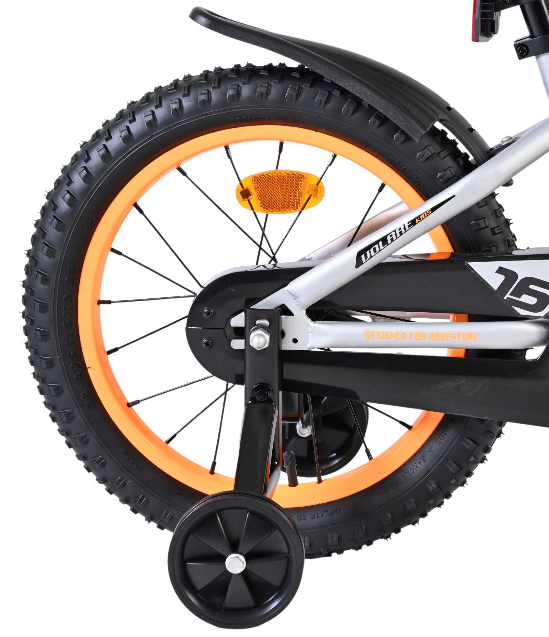 volare-rocky-16-zoll-kinderfahrrad-grau-orange-r-cktrittbremse image 2