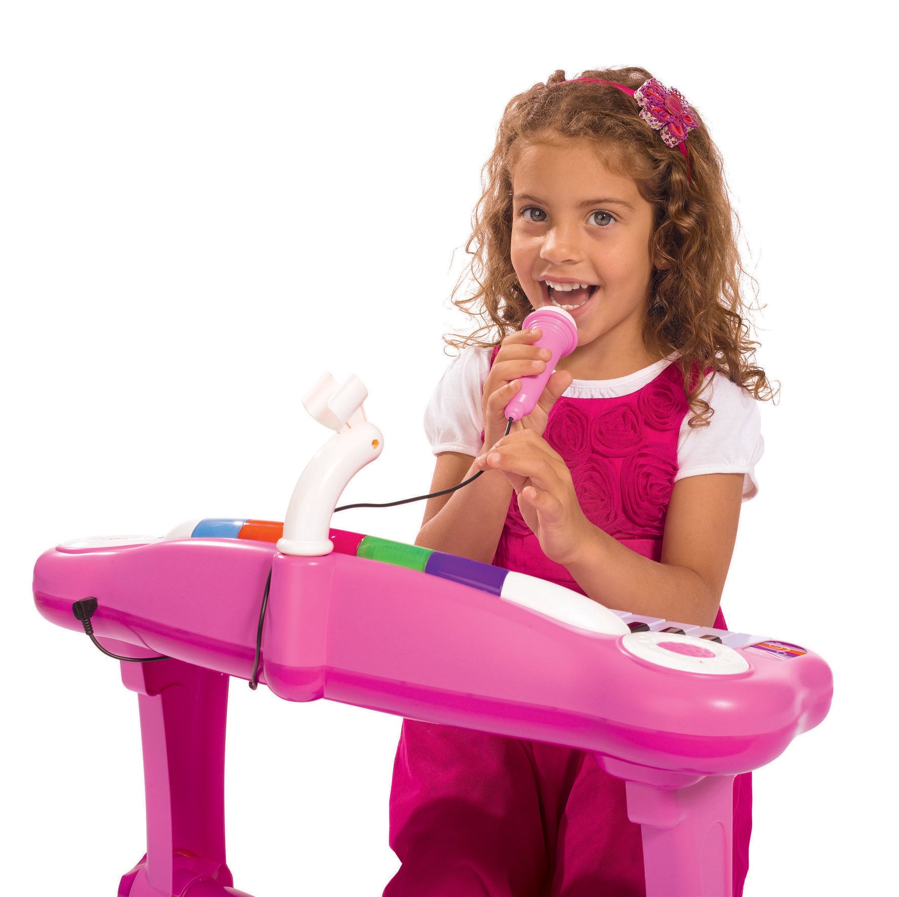 simba-my-music-world-keyboard-31-tasten-rosa-mit-hocker image 3