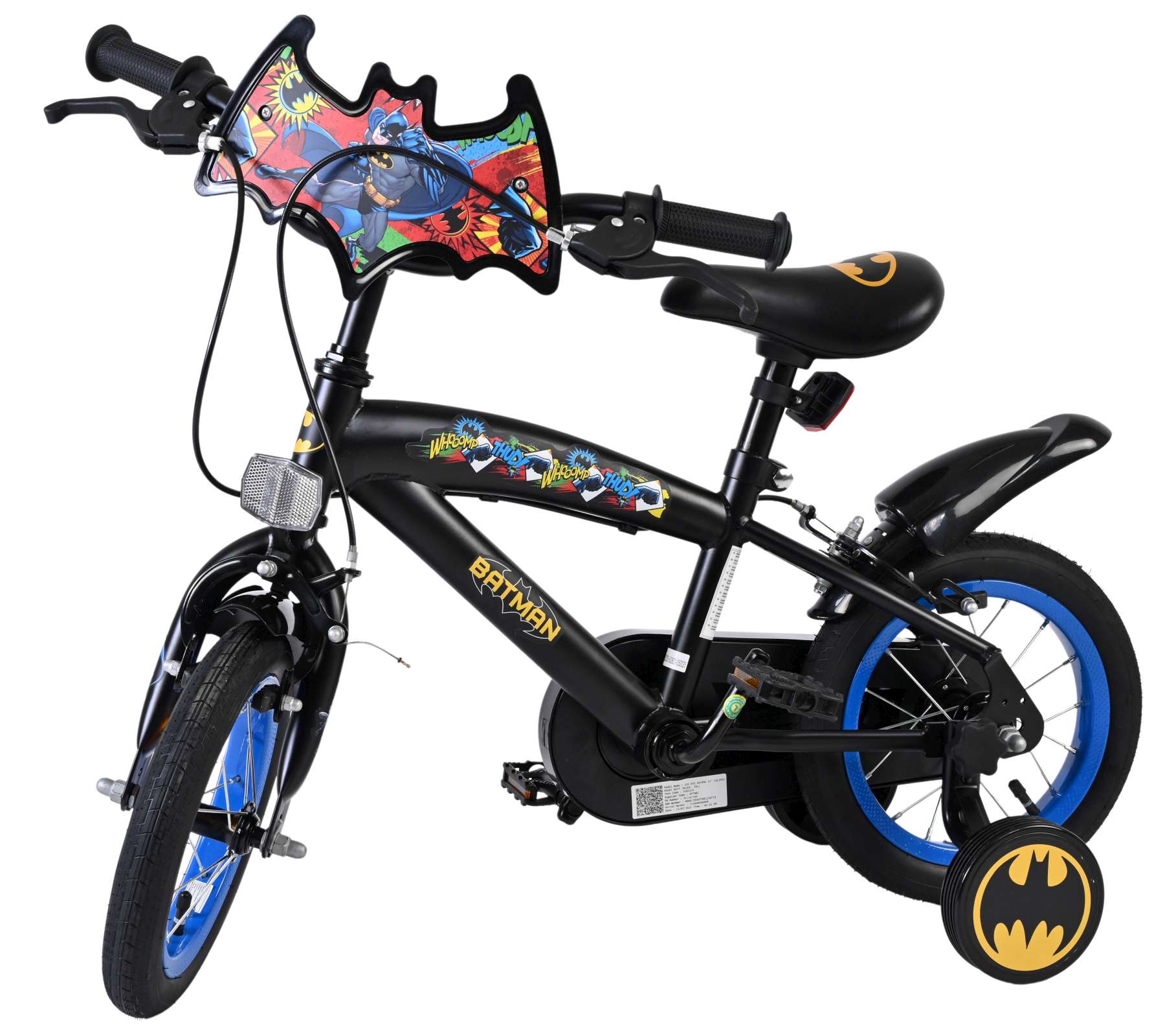 volare-batman-12-zoll-kinderfahrrad-schwarz-handbremsen image 8