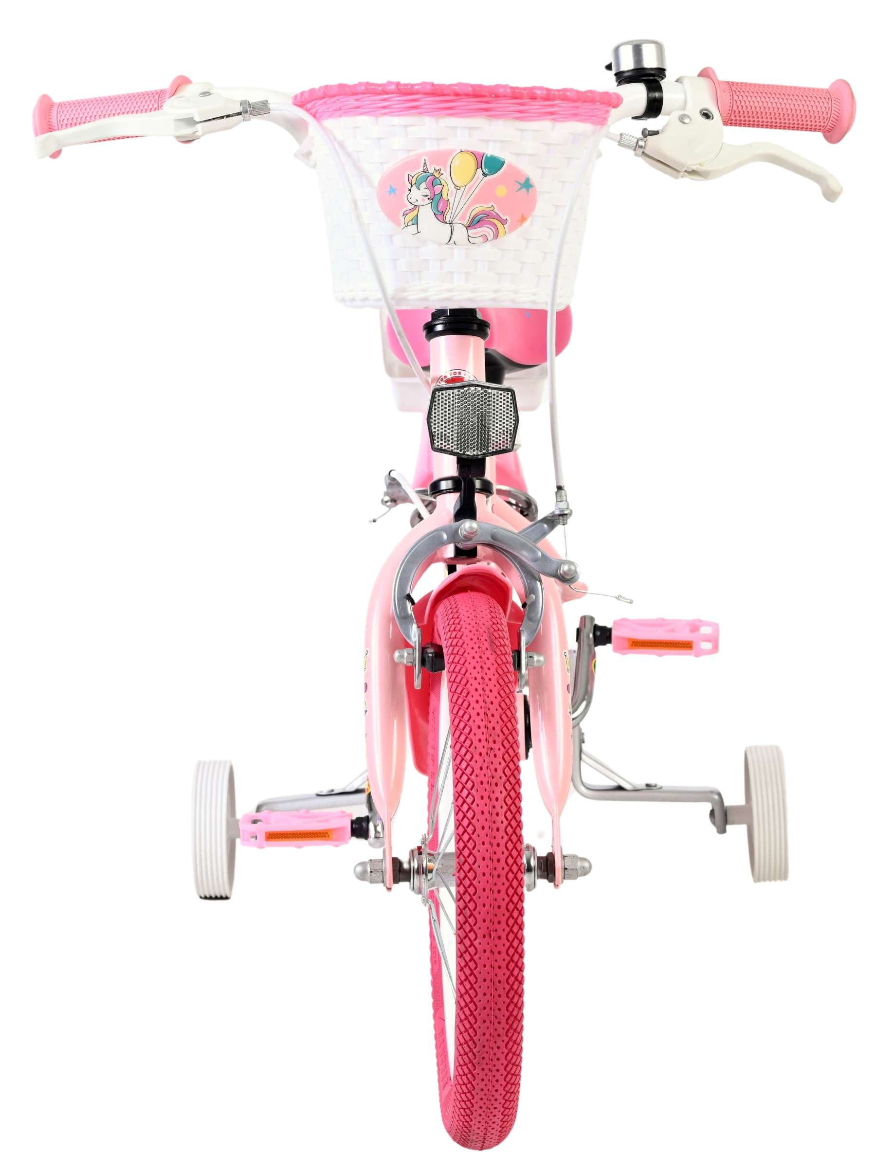 volare-unicorn-kinderfahrrad-14-zoll-rosa-mit-handbremsen image 6