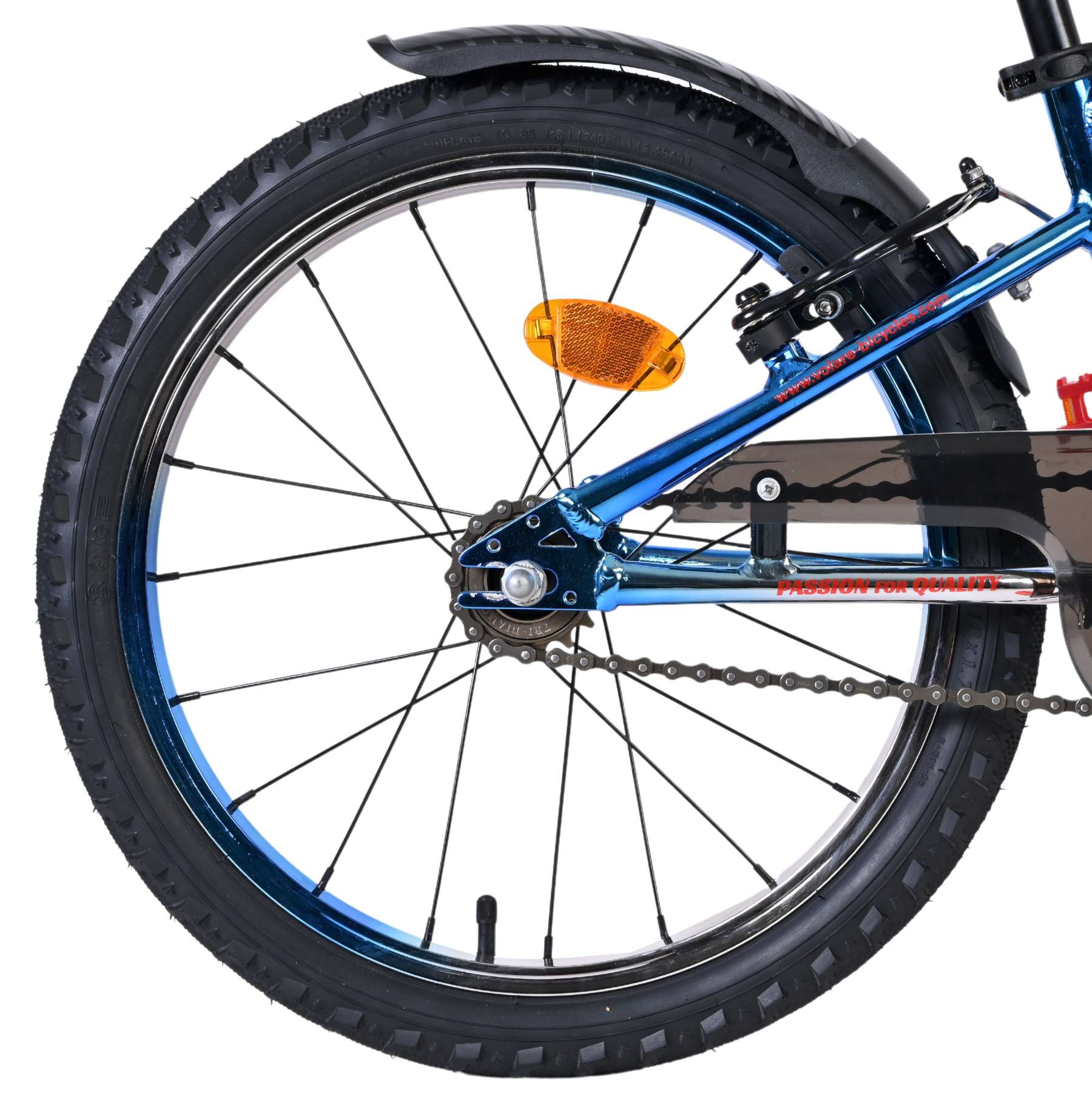 volare-chrome-16-zoll-jungenfahrrad-blau-silber-alu image 2