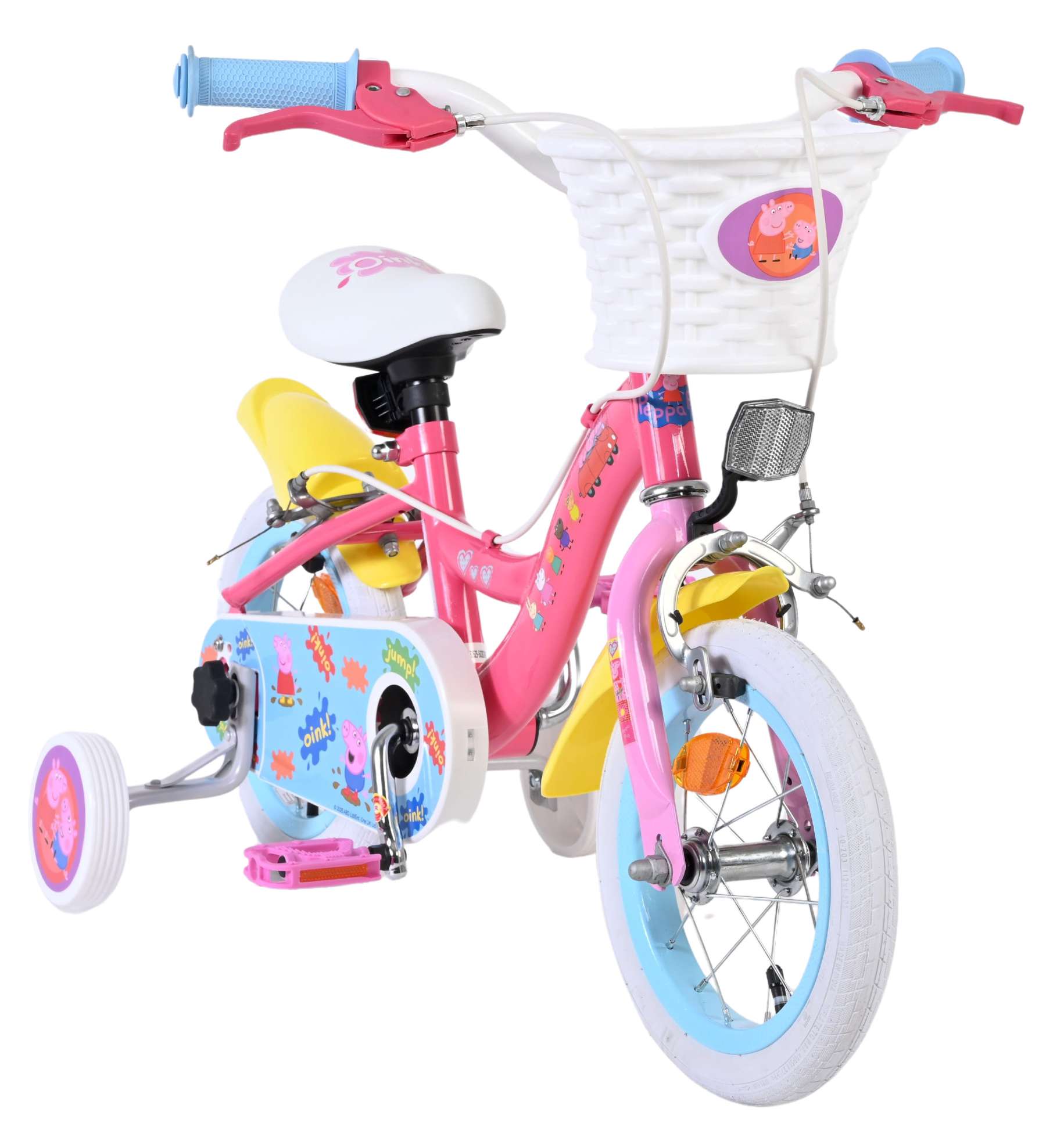 volare-peppa-pig-12-zoll-kinderfahrrad-rosa-m-dchen-2-bremsen image 5