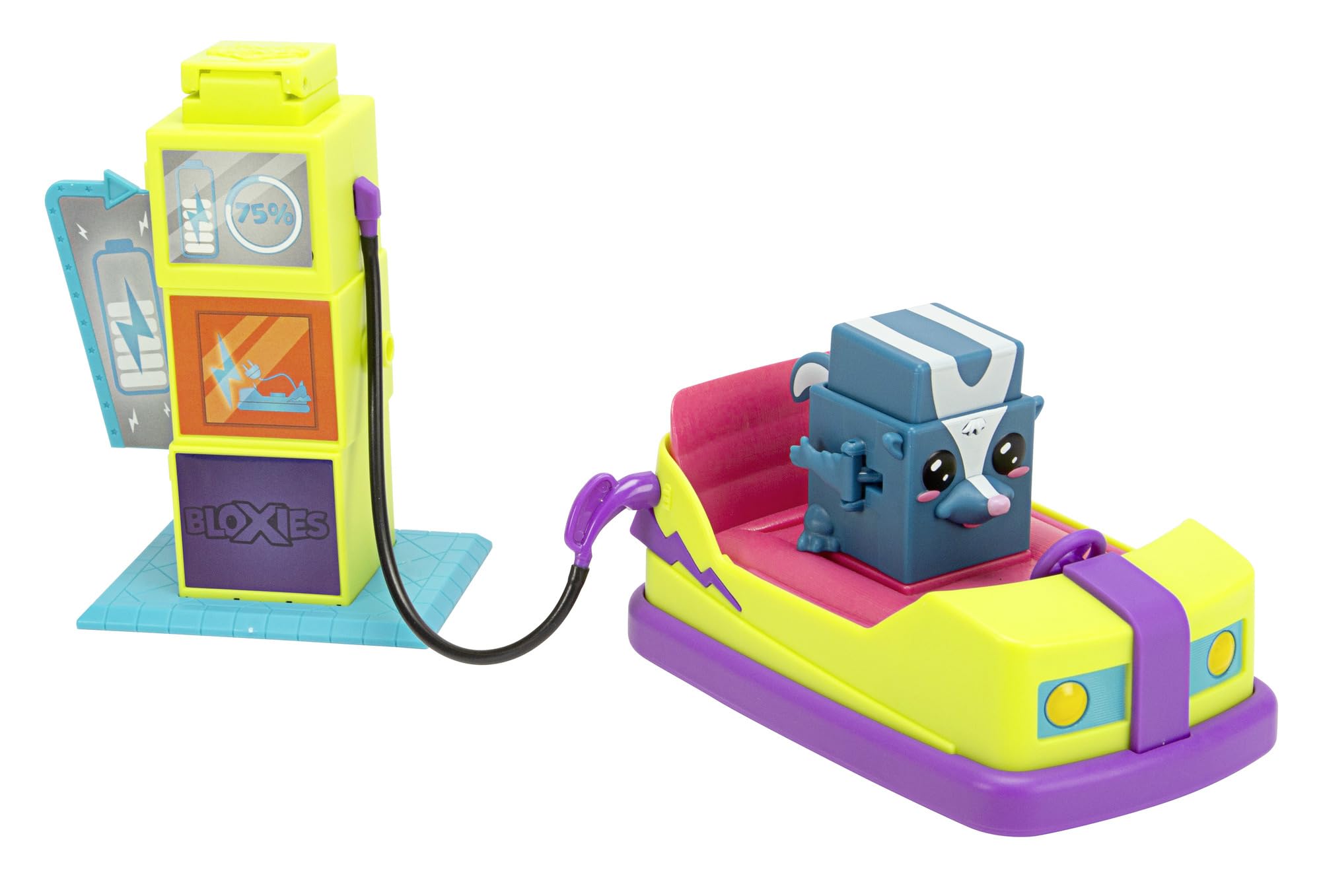 simba-bloxies-fahrzeug-spielset-12cm-press-and-go-mit-stinktier image 2