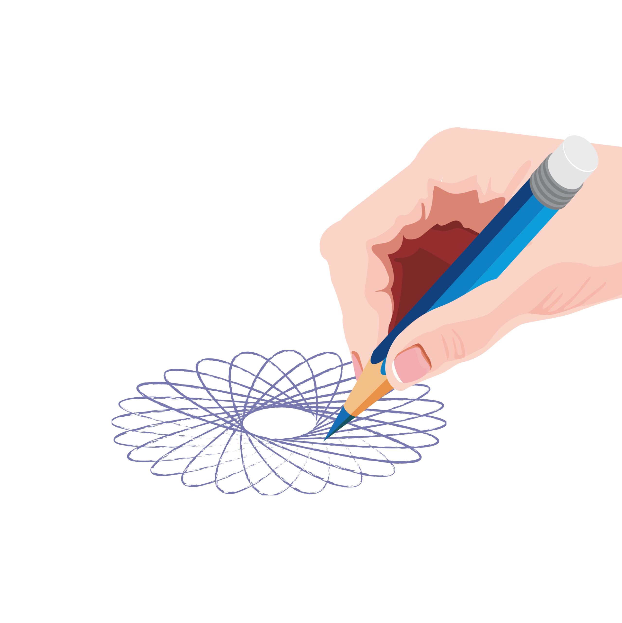 trendhaus-good-feelings-spirographen-mandala-set-zeichenset-6-teilig image 3