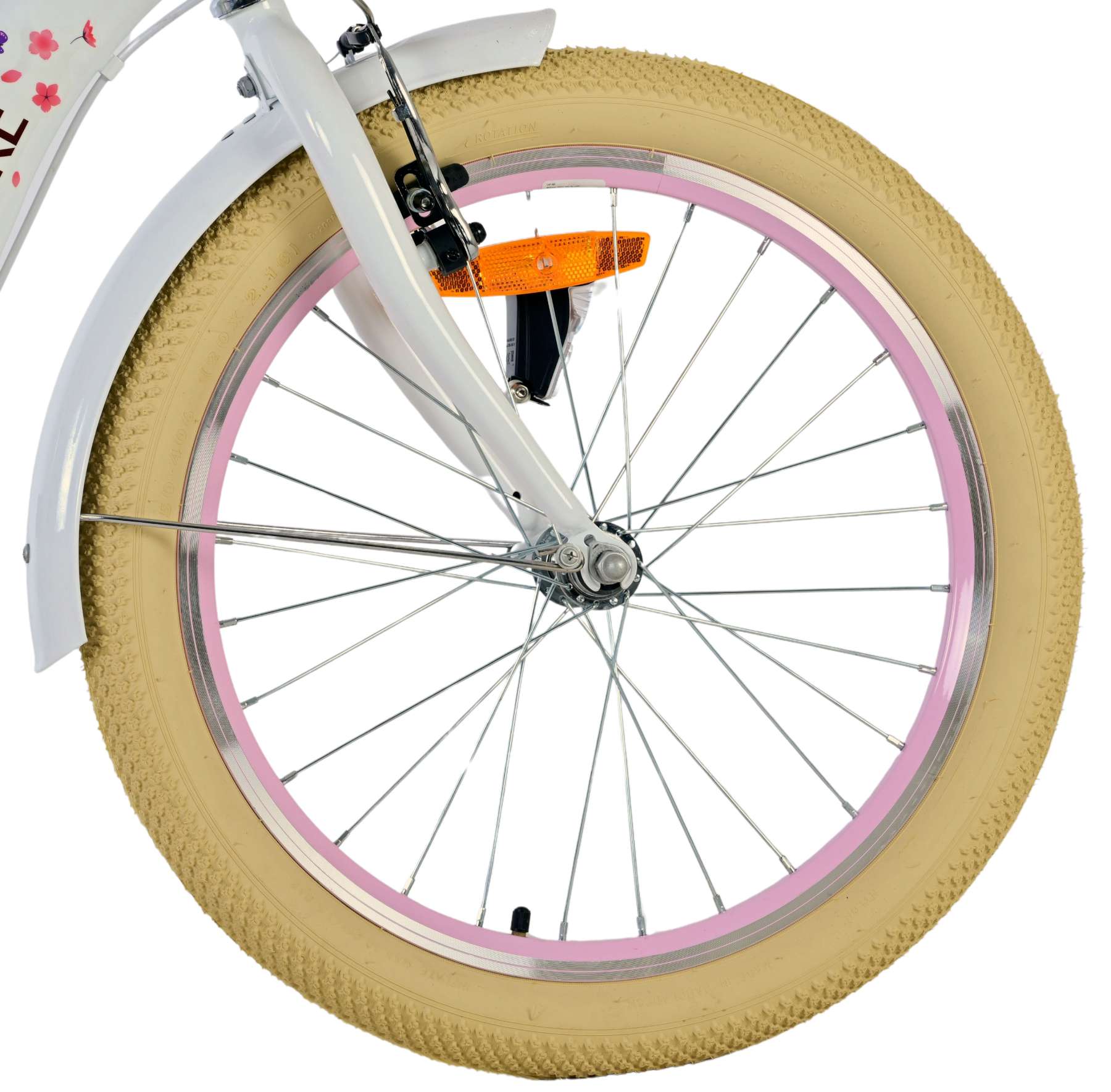 volare-blossom-20-zoll-kinderfahrrad-wei-mit-korb-und-licht image 3