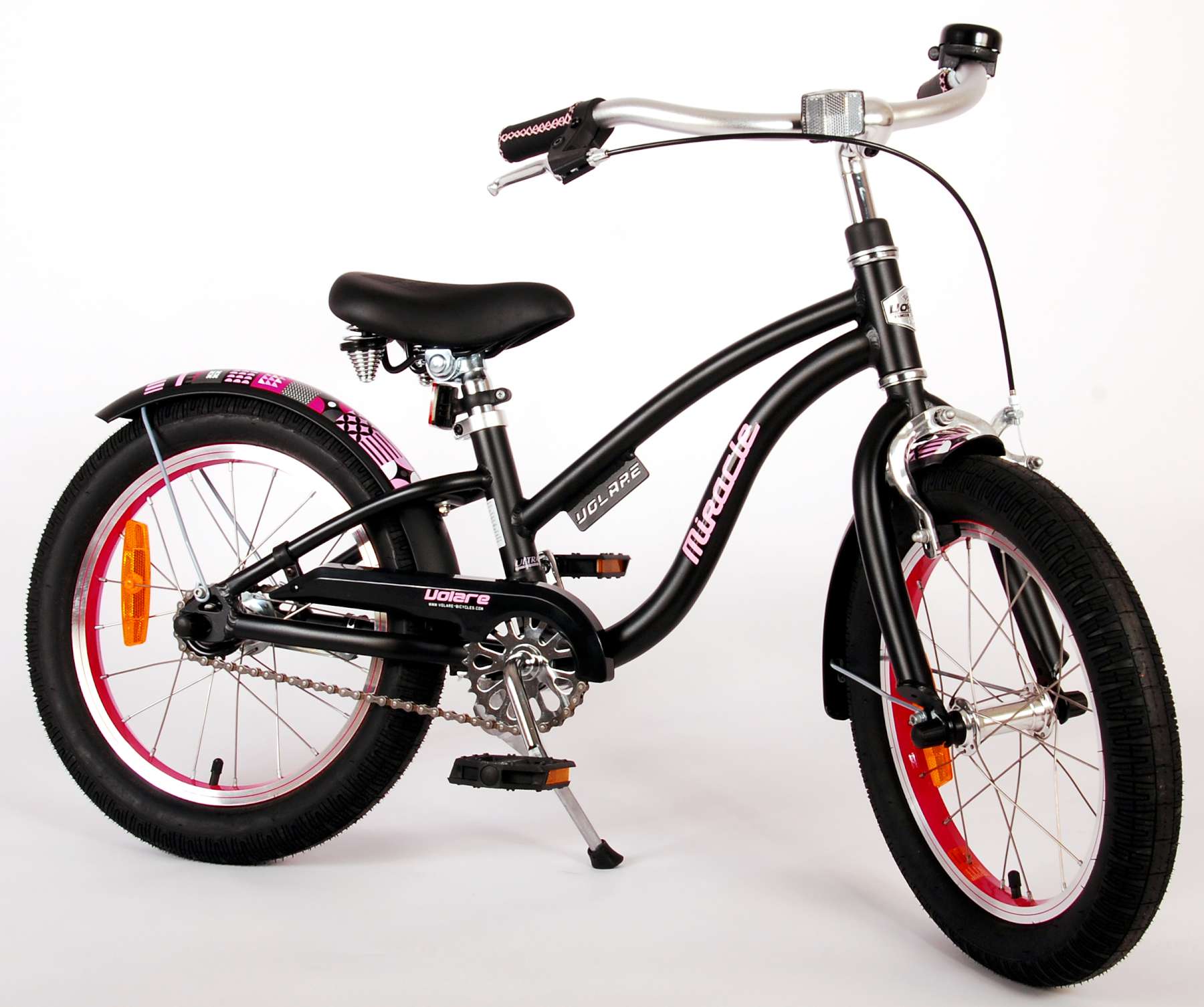 volare-miracle-cruiser-kinderfahrrad-16-zoll-mattschwarz image 3