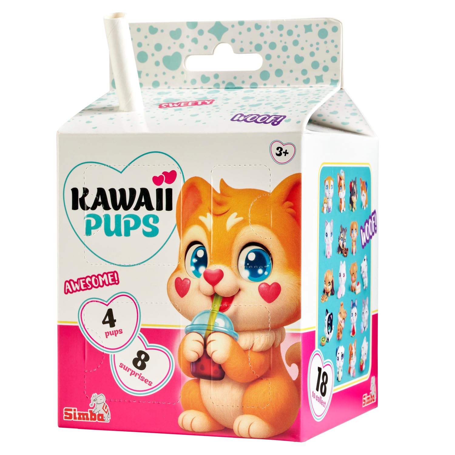 simba-kawaii-pups-sammelfiguren-set-4-h-ndchen-4-5-cm image 1